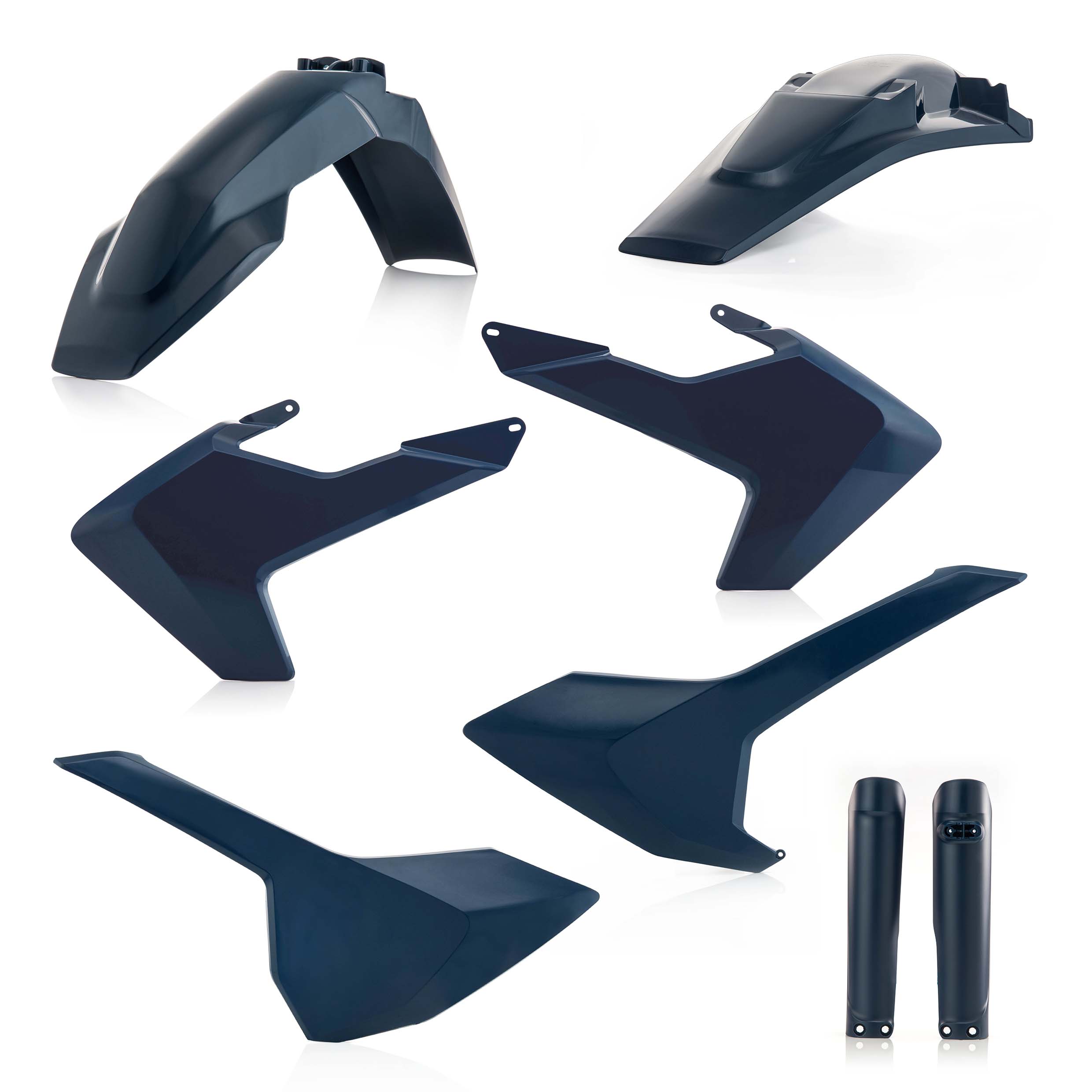 Kit Plastiques ACERBIS Moto Cross HUSQVARNA TE 300 Bleu 2018 FULL