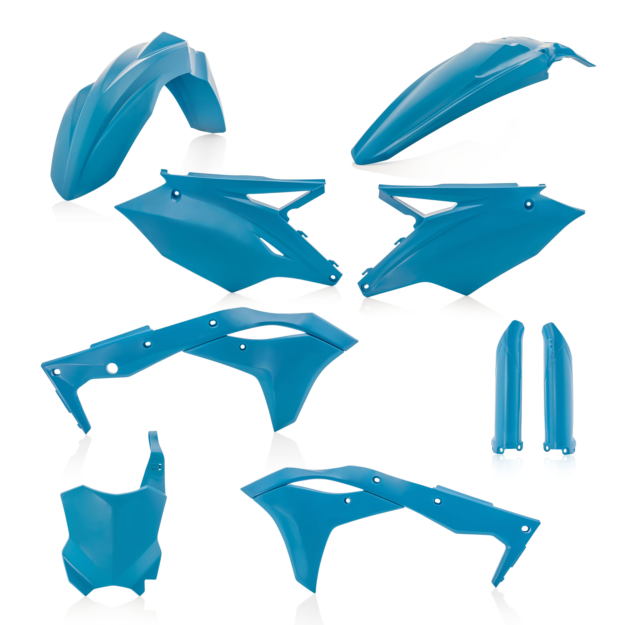 Plastics Kit ACERBIS Dirt Bike KAWASAKI KXF 250 Blue 2018 FULL