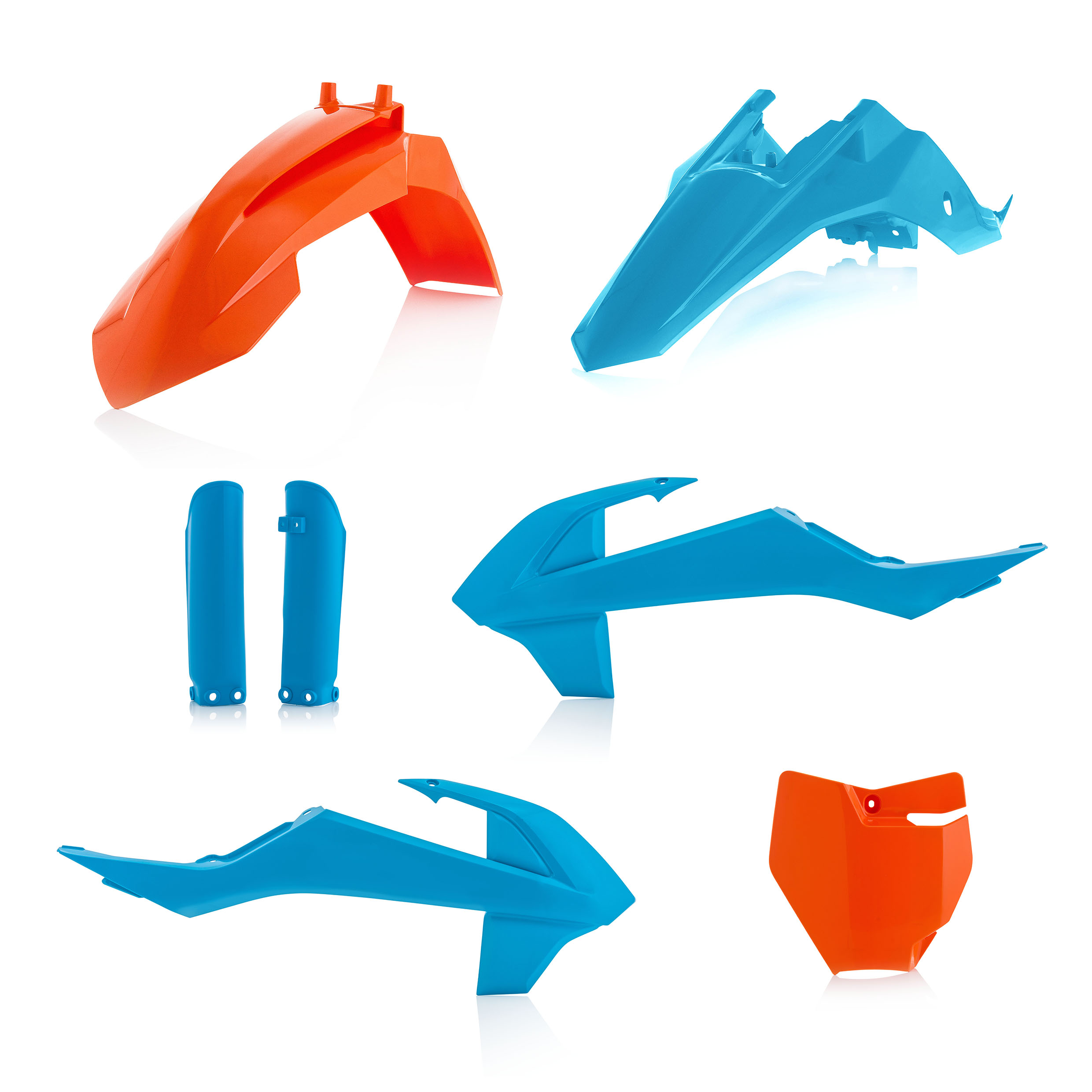 Plastics Kit ACERBIS Dirt Bike KTM SX 65 Orange blue 2019 FULL Kutvek