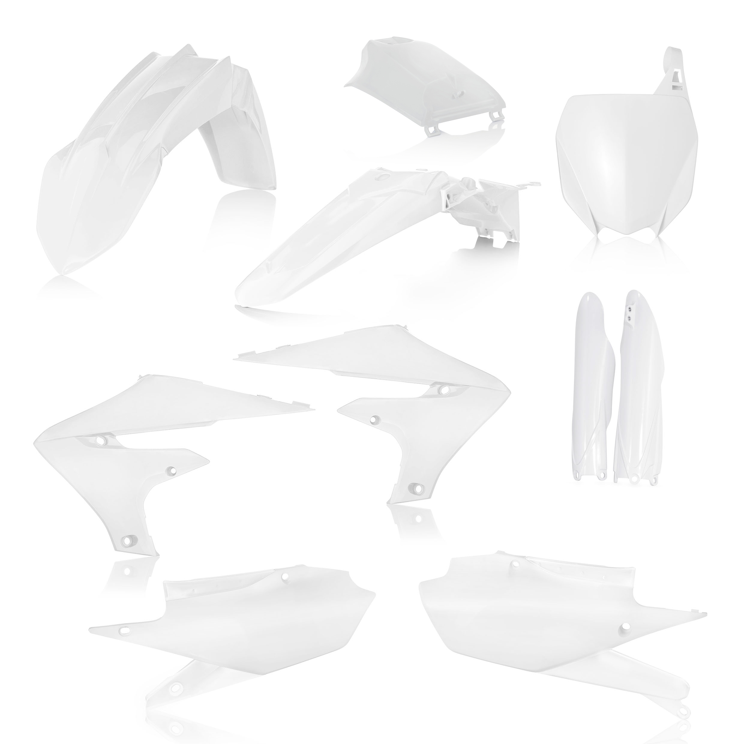 Kit Plastiques ACERBIS Moto Cross YAMAHA YZF 250 Blanc 2019 FULL