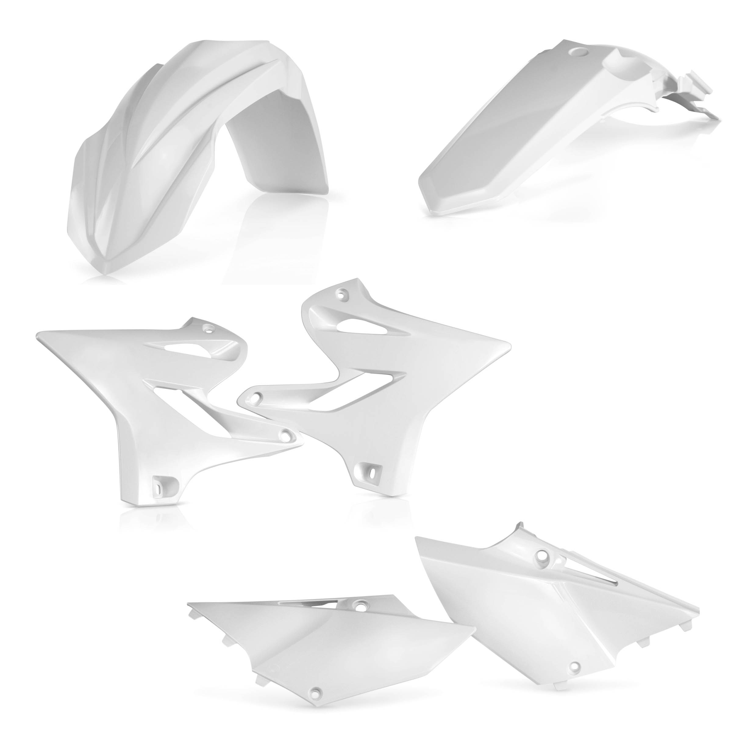 Plastics Kit ACERBIS Dirt Bike YAMAHA YZ 250 White 2019 Kutvek Kit