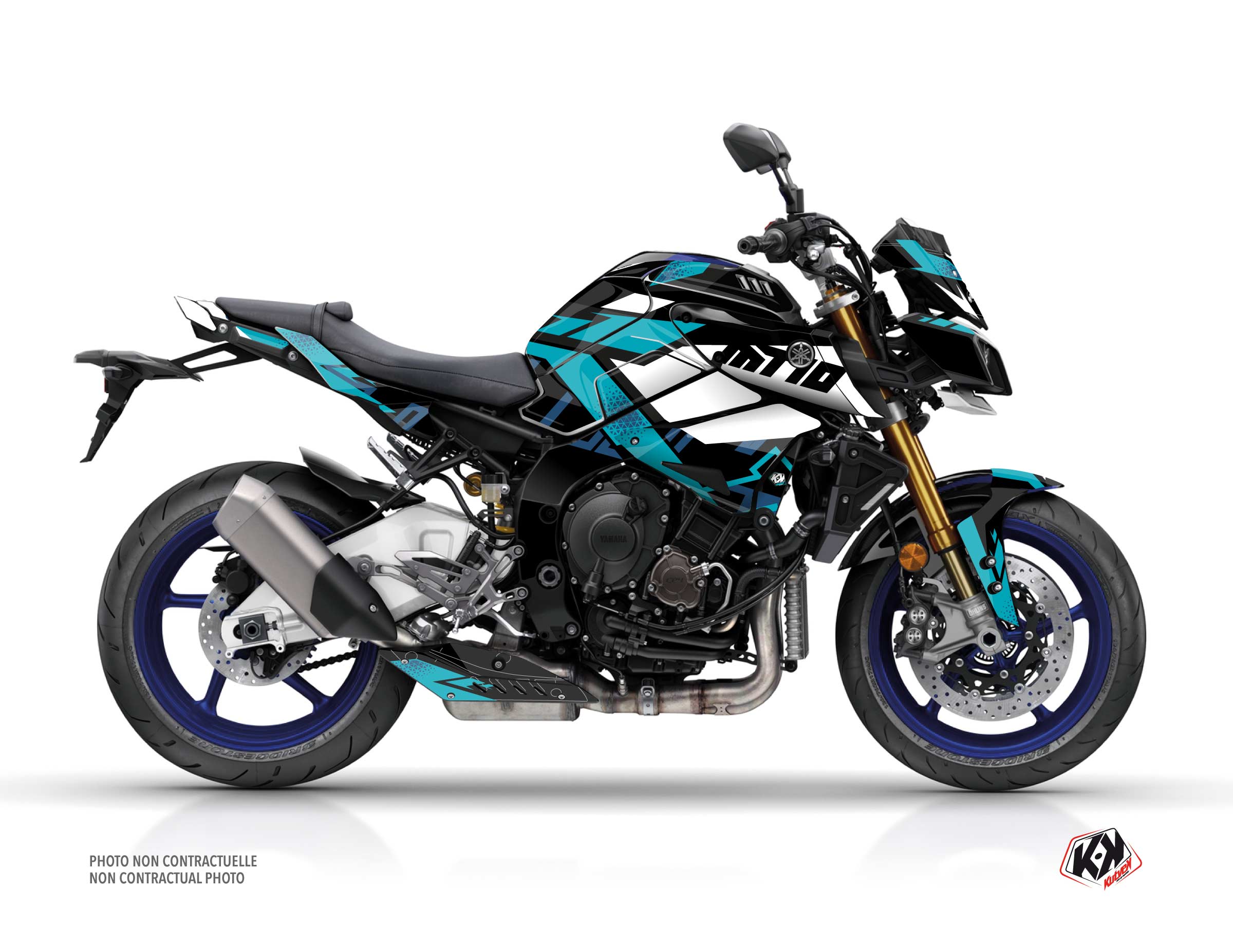 Yamaha MT 10 Street Bike Sanctuary Graphic Kit Blue