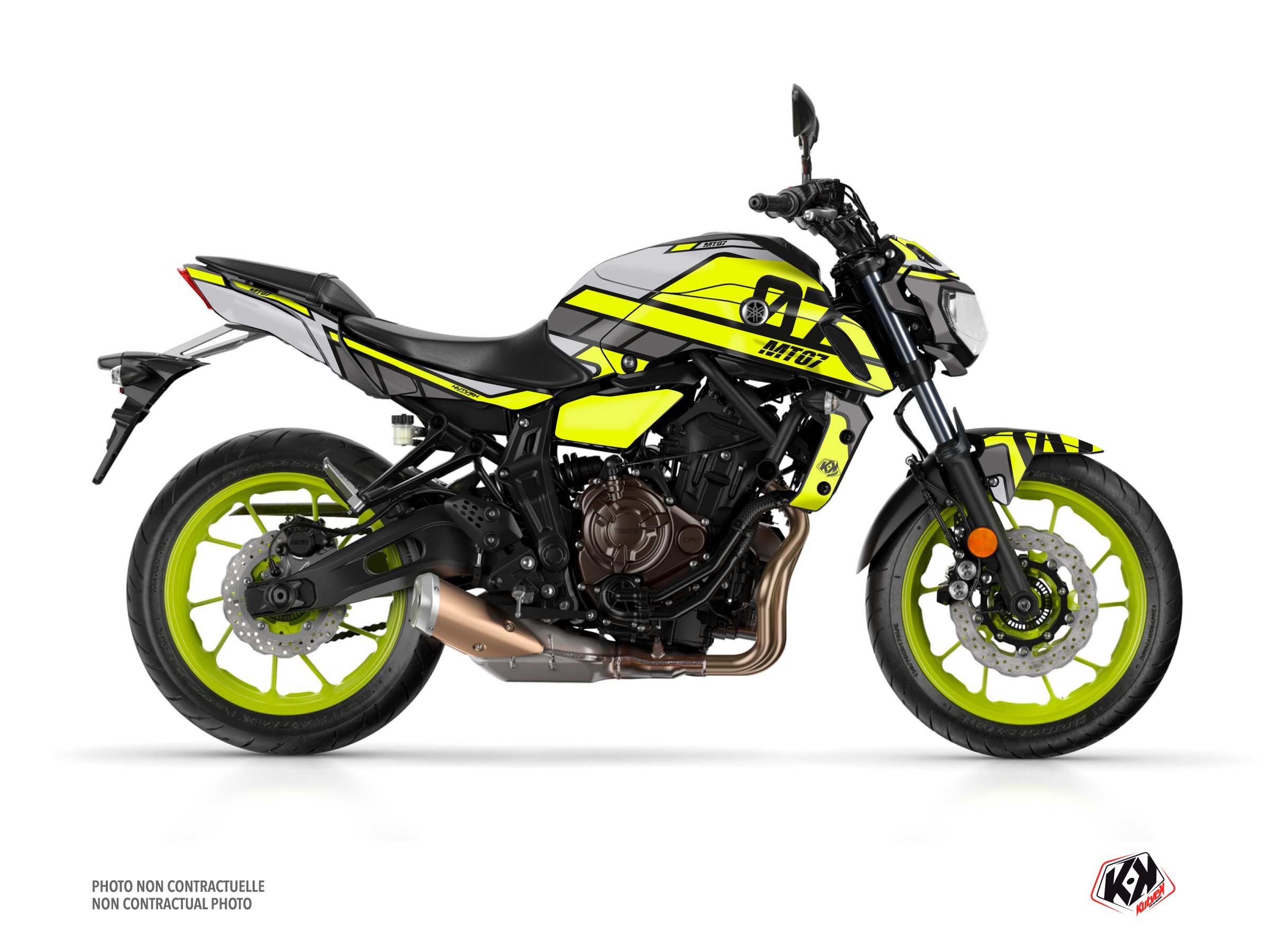 Kit Déco Moto Player Yamaha MT 07 Jaune