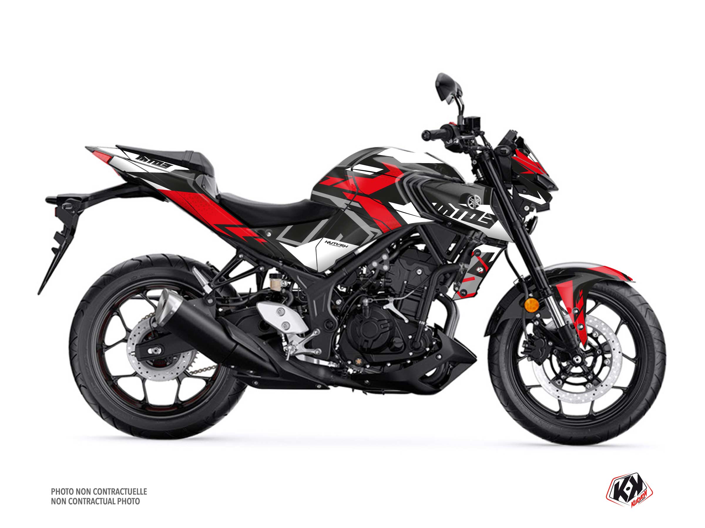 Yamaha MT 03 Street Bike Sanctuary Graphic Kit Black