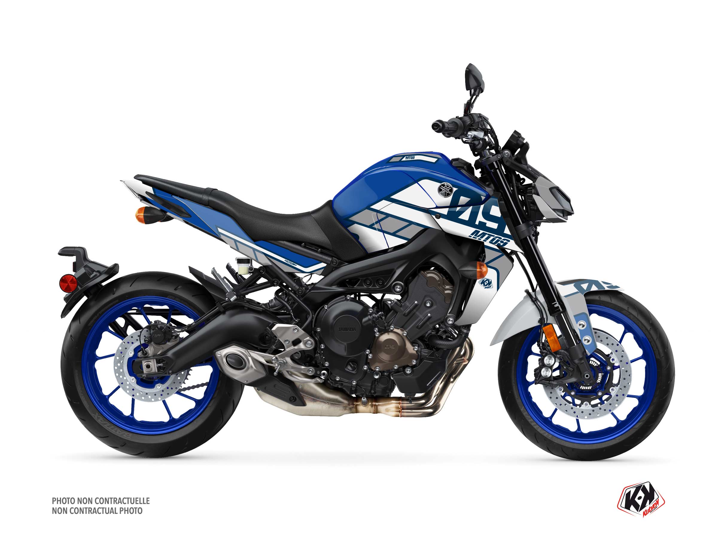 Kit Déco Moto Player Yamaha MT 09 Bleu