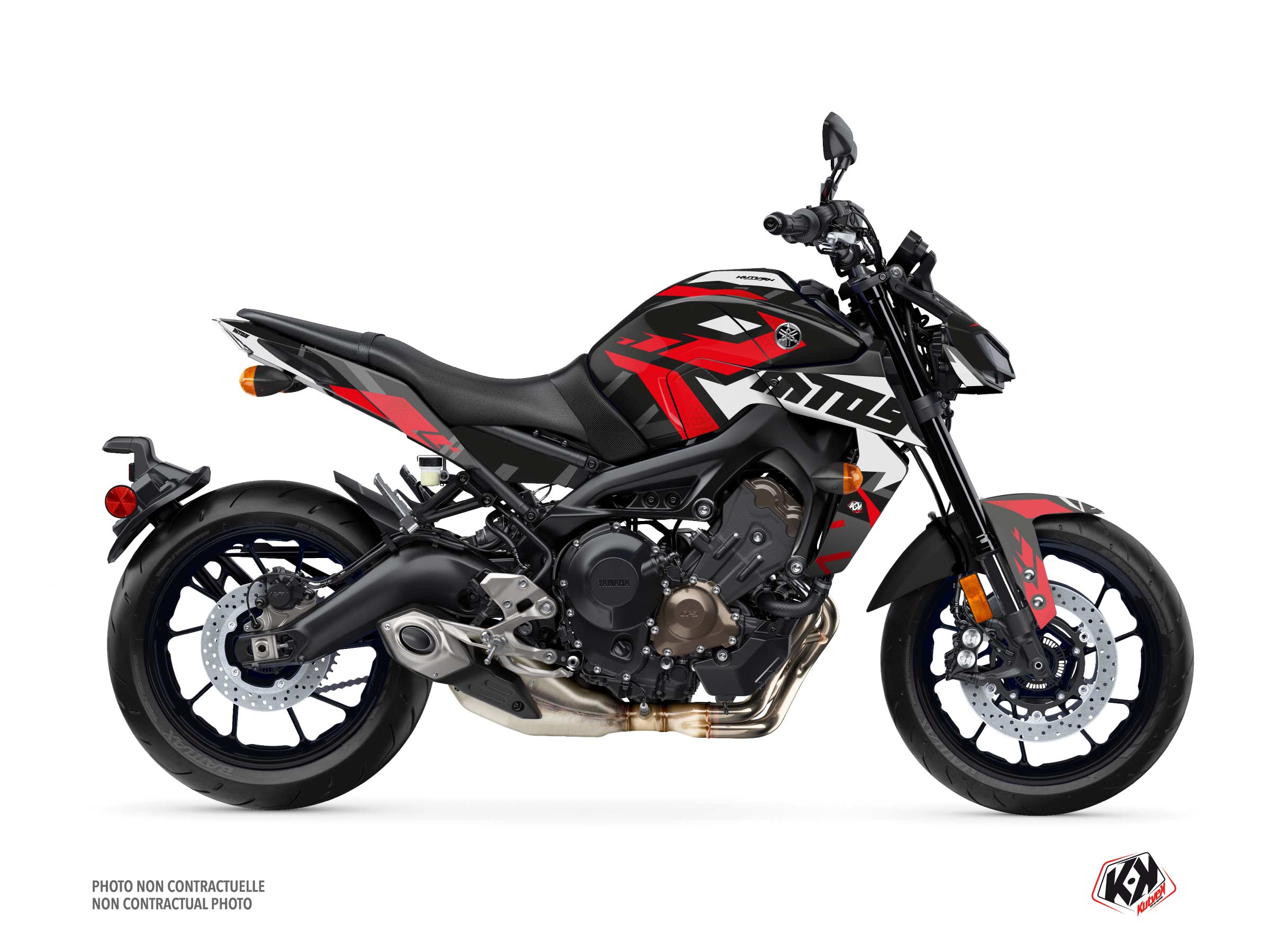 Yamaha MT 09 Street Bike Sanctuary Graphic Kit Black