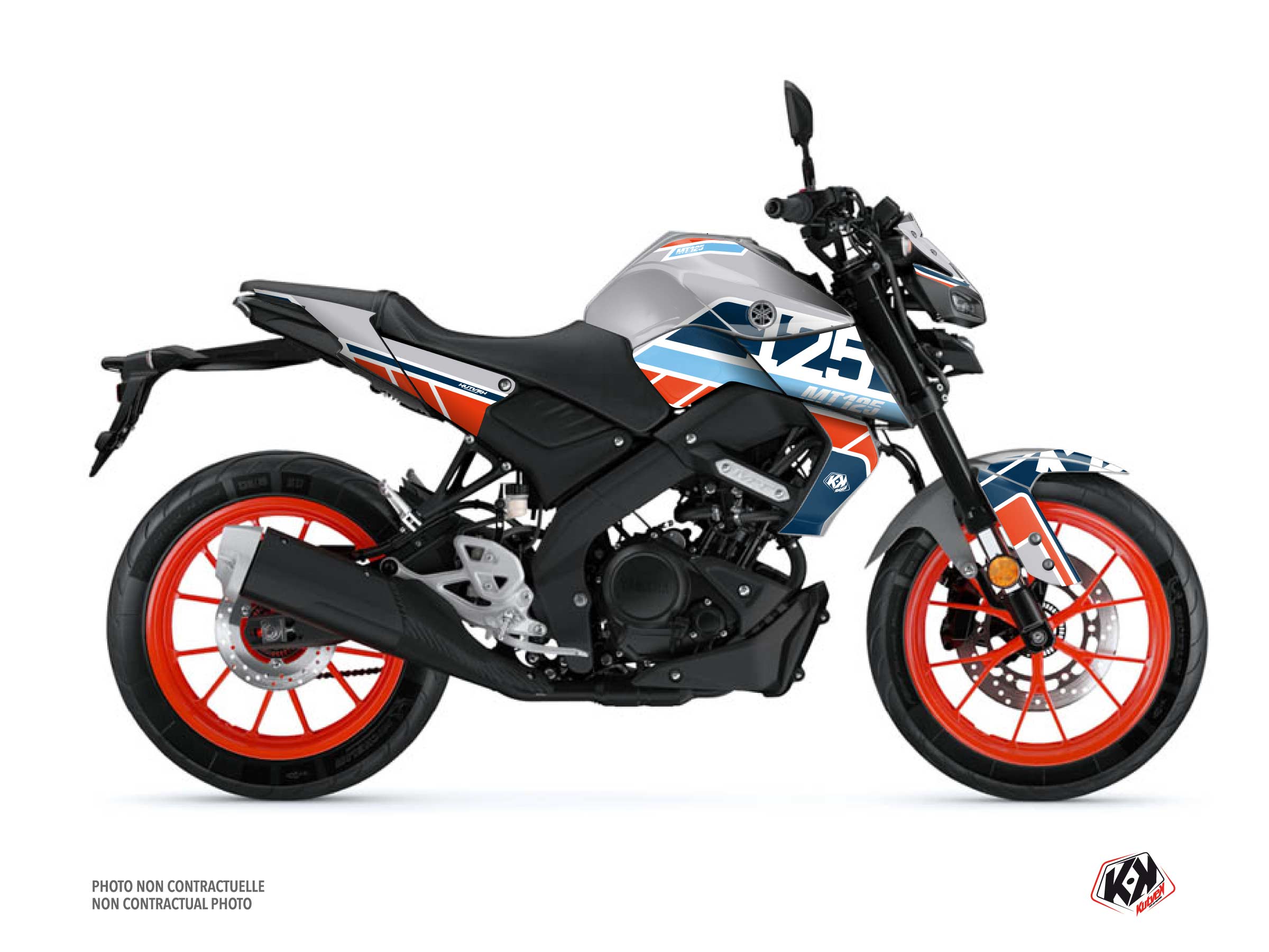 Kit Déco Moto Player Yamaha MT 125 Gris