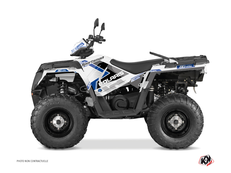 Kit Déco Quad Vintage Polaris 570 Sportsman Forest Bleu 60th Anniversary