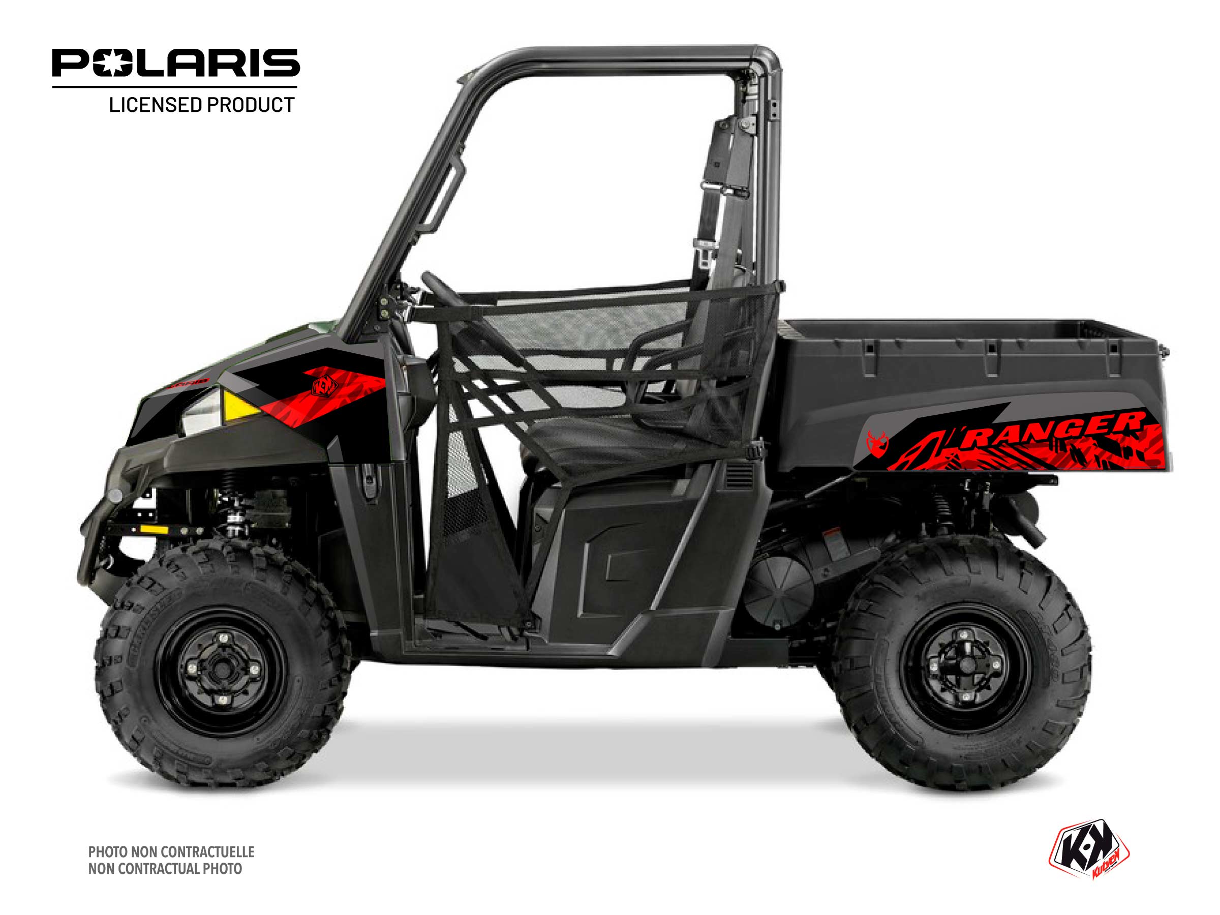 Polaris Ranger 570 UTV Chaser Graphic Kit Red