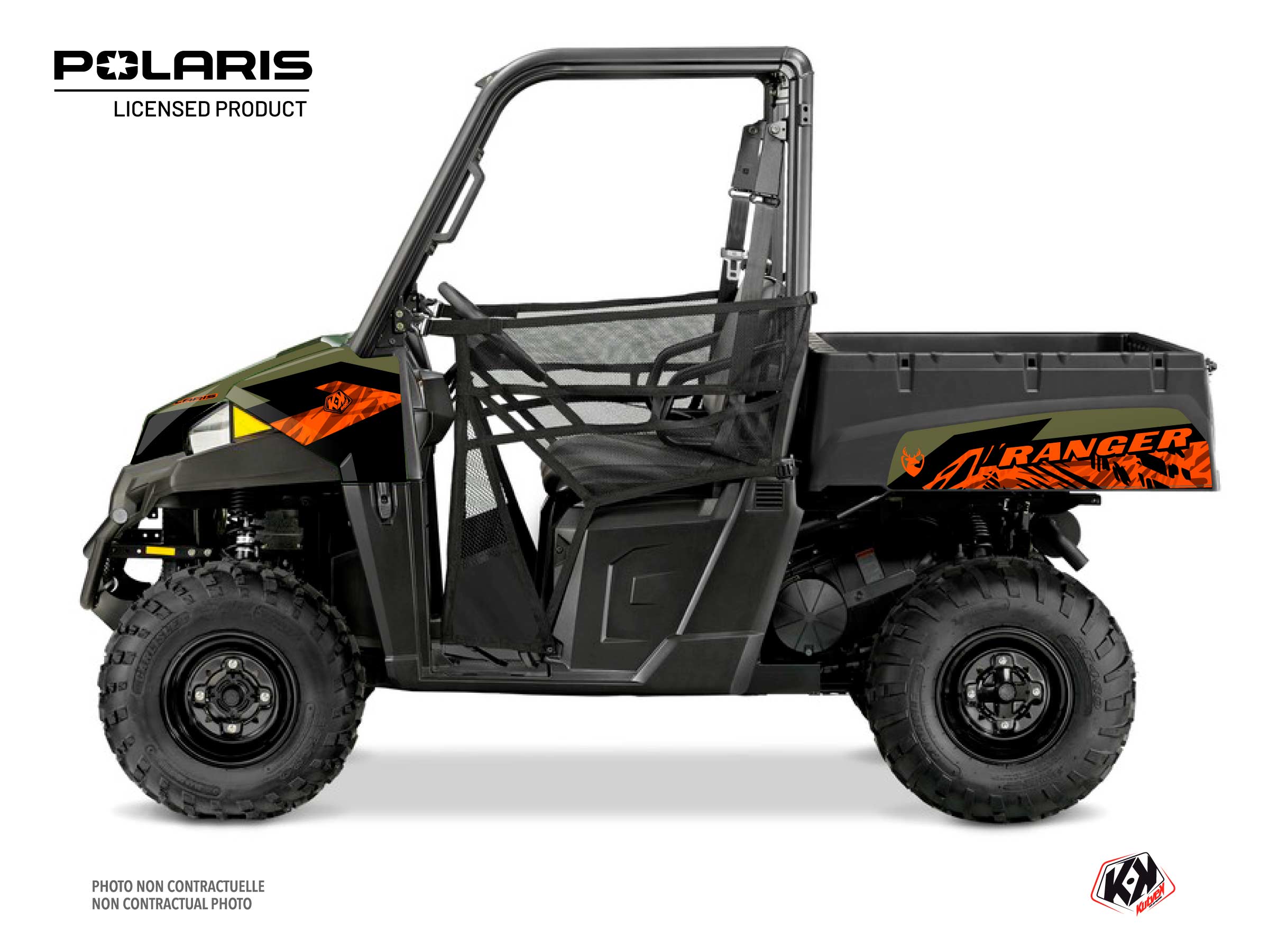 Polaris Ranger 570 UTV Chaser Graphic Kit Orange