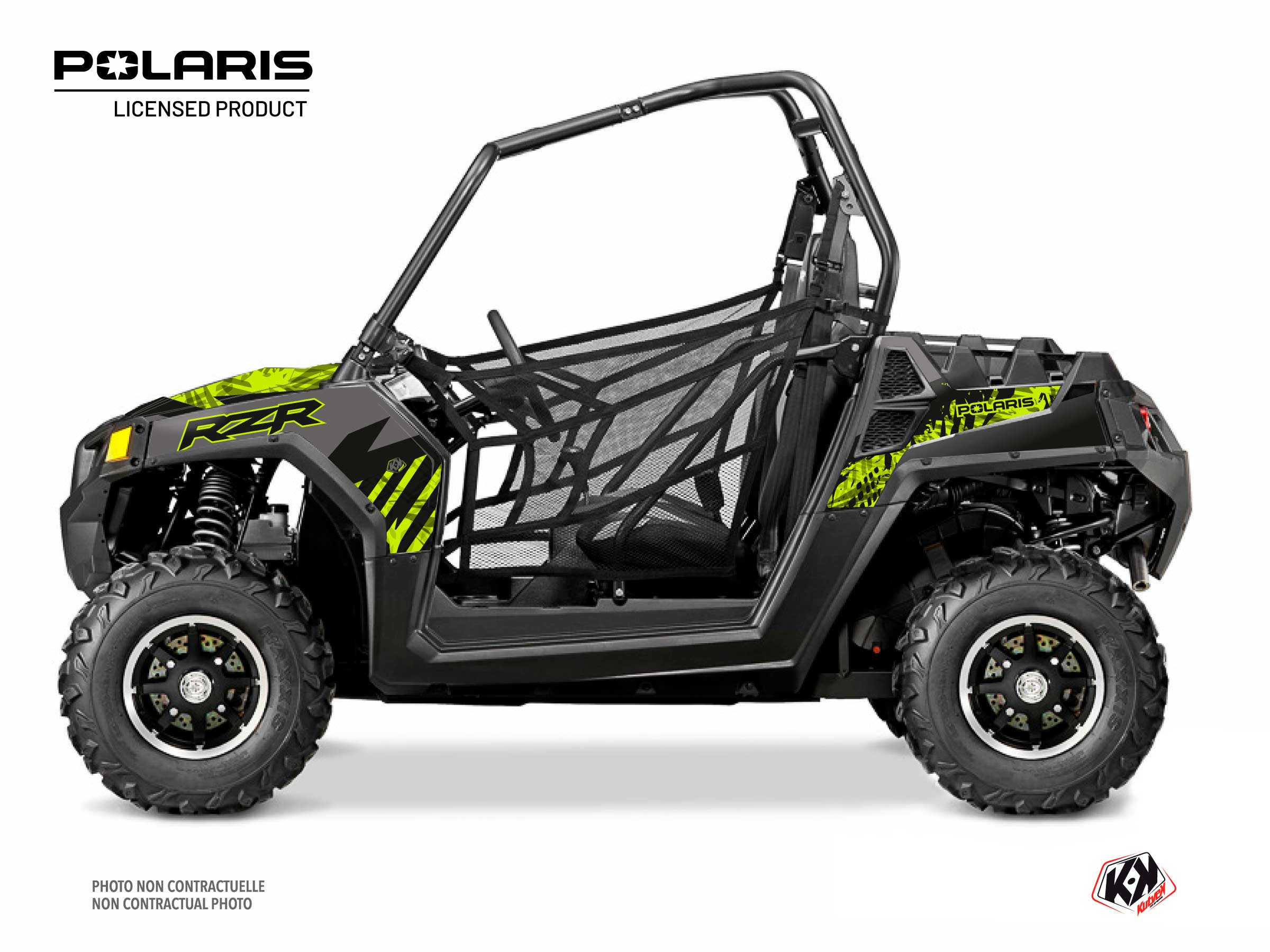 Polaris RZR 570 UTV Chaser Graphic Kit Yellow