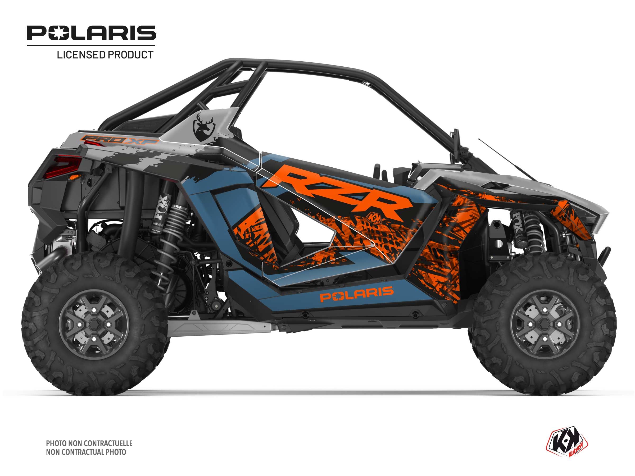 Polaris RZR PRO XP UTV Chaser Graphic Kit Blue