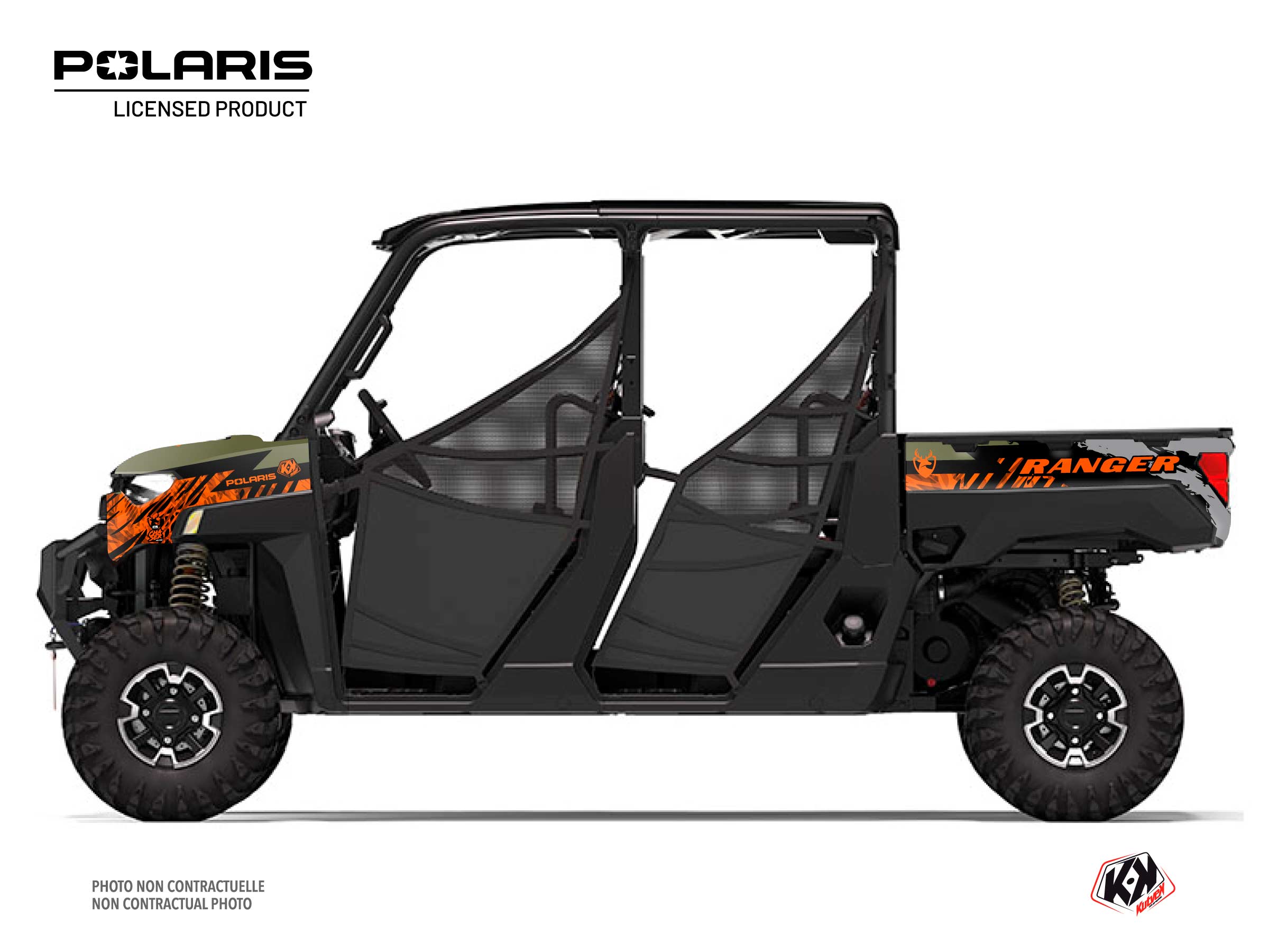 Kit Déco SSV Chaser Polaris Ranger Crew Orange