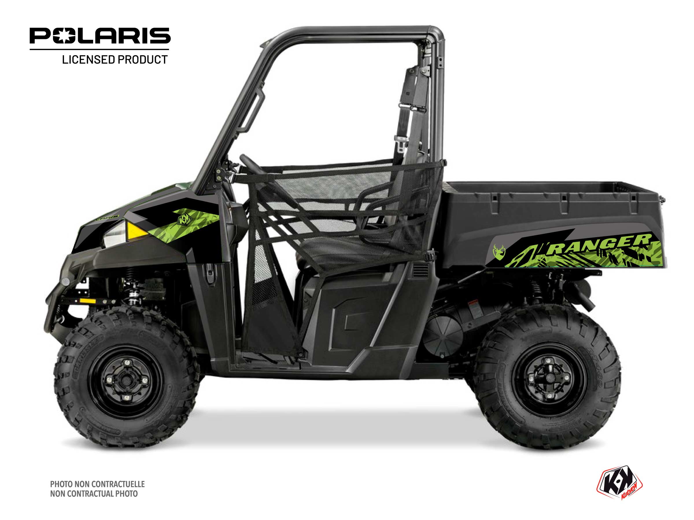 Polaris Ranger EV UTV Chaser Graphic Kit Green