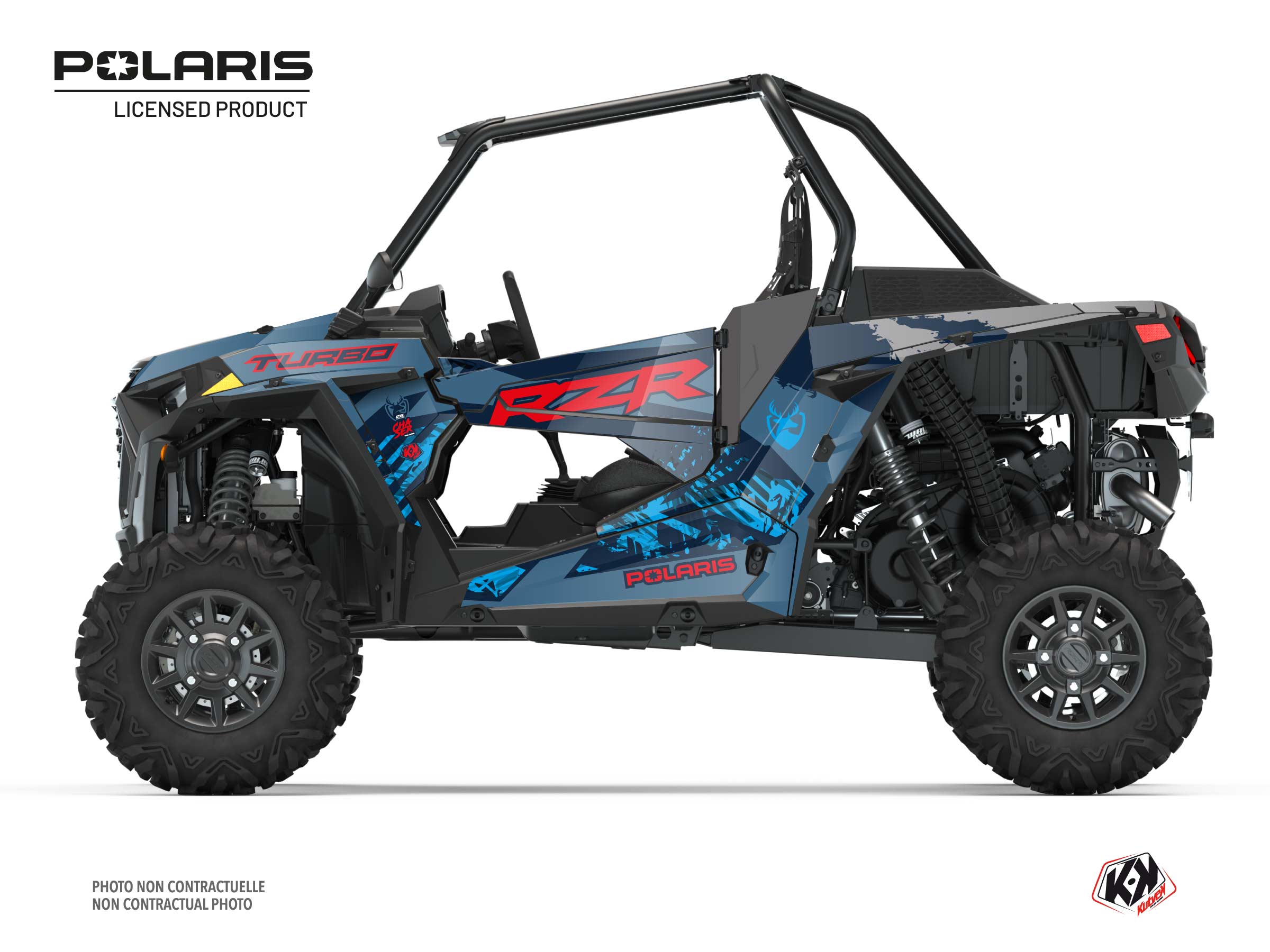 Kit Déco SSV Chaser Polaris RZR XP Turbo Bleu