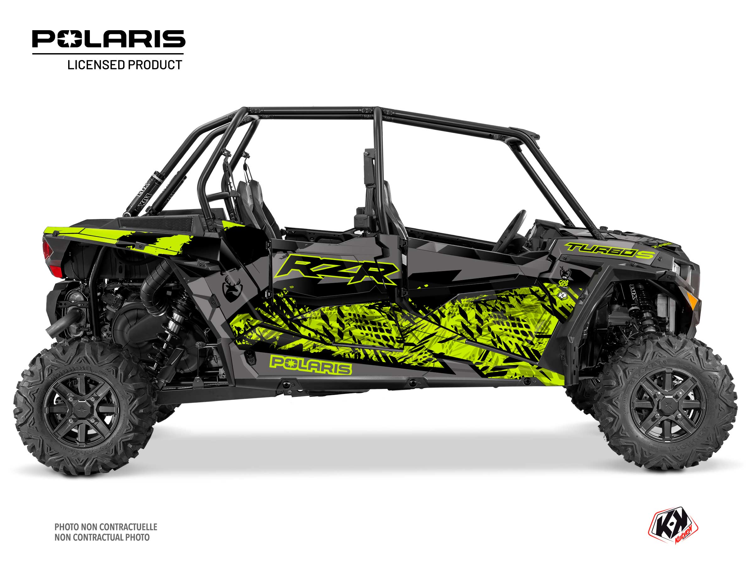 Kit Déco SSV Chaser Polaris RZR Turbo S 4 portes Jaune