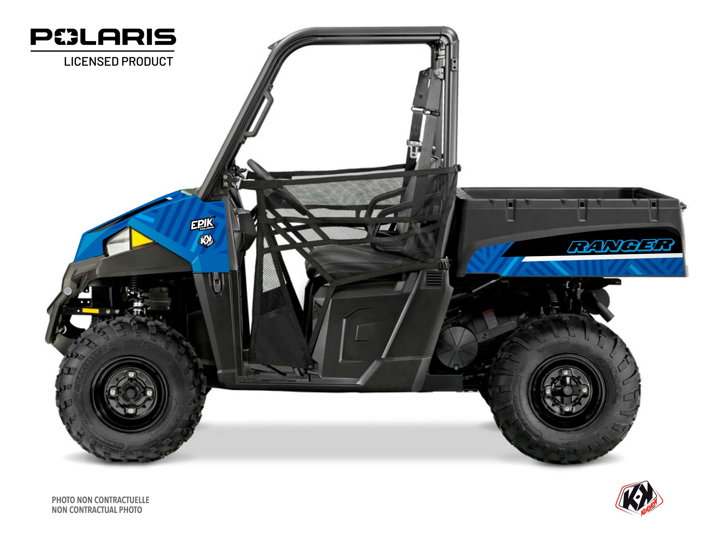 Polaris Ranger 570 UTV Epik Graphic Kit Blue
