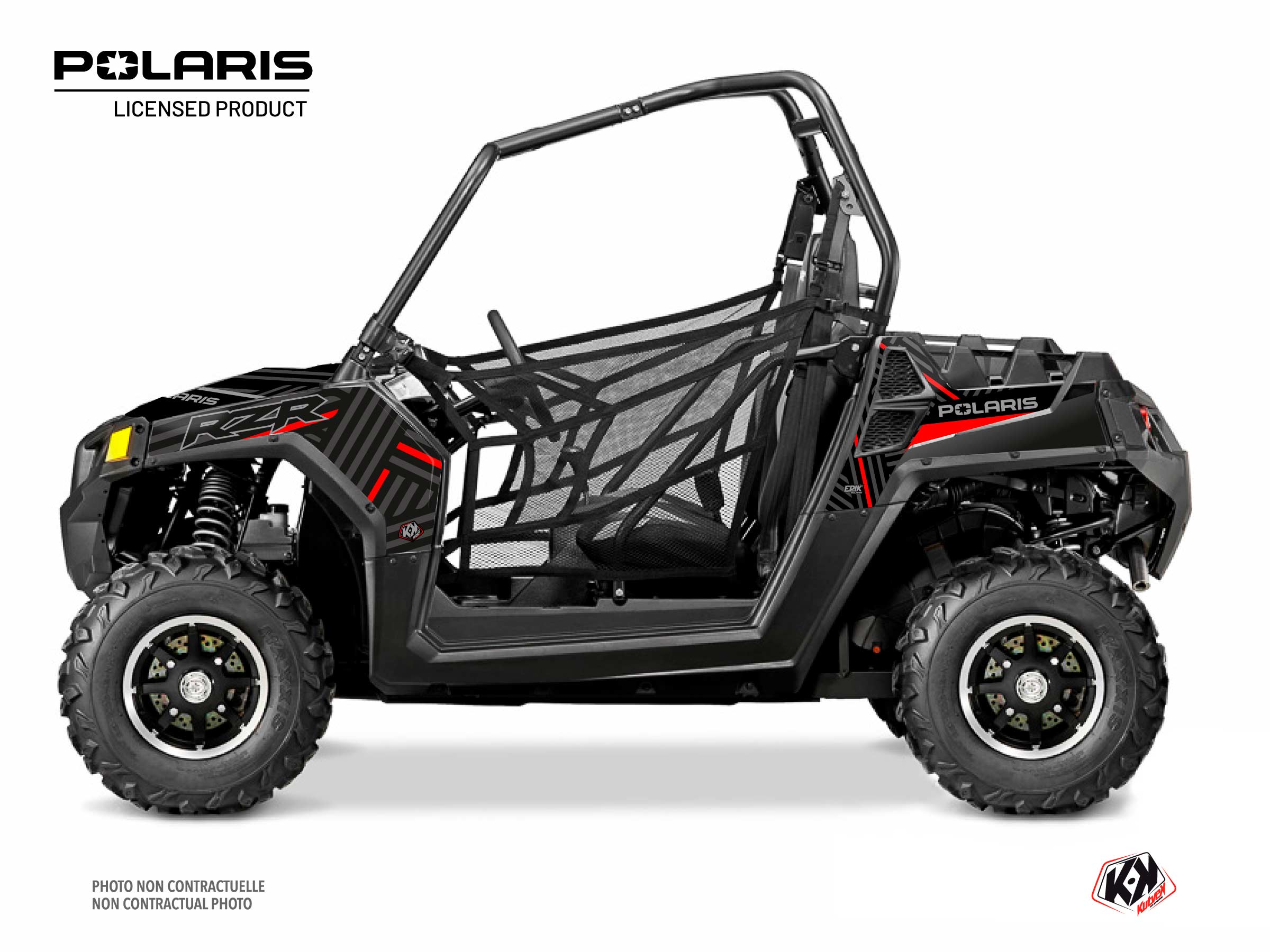 Polaris RZR 570 UTV Epik Graphic Kit Black