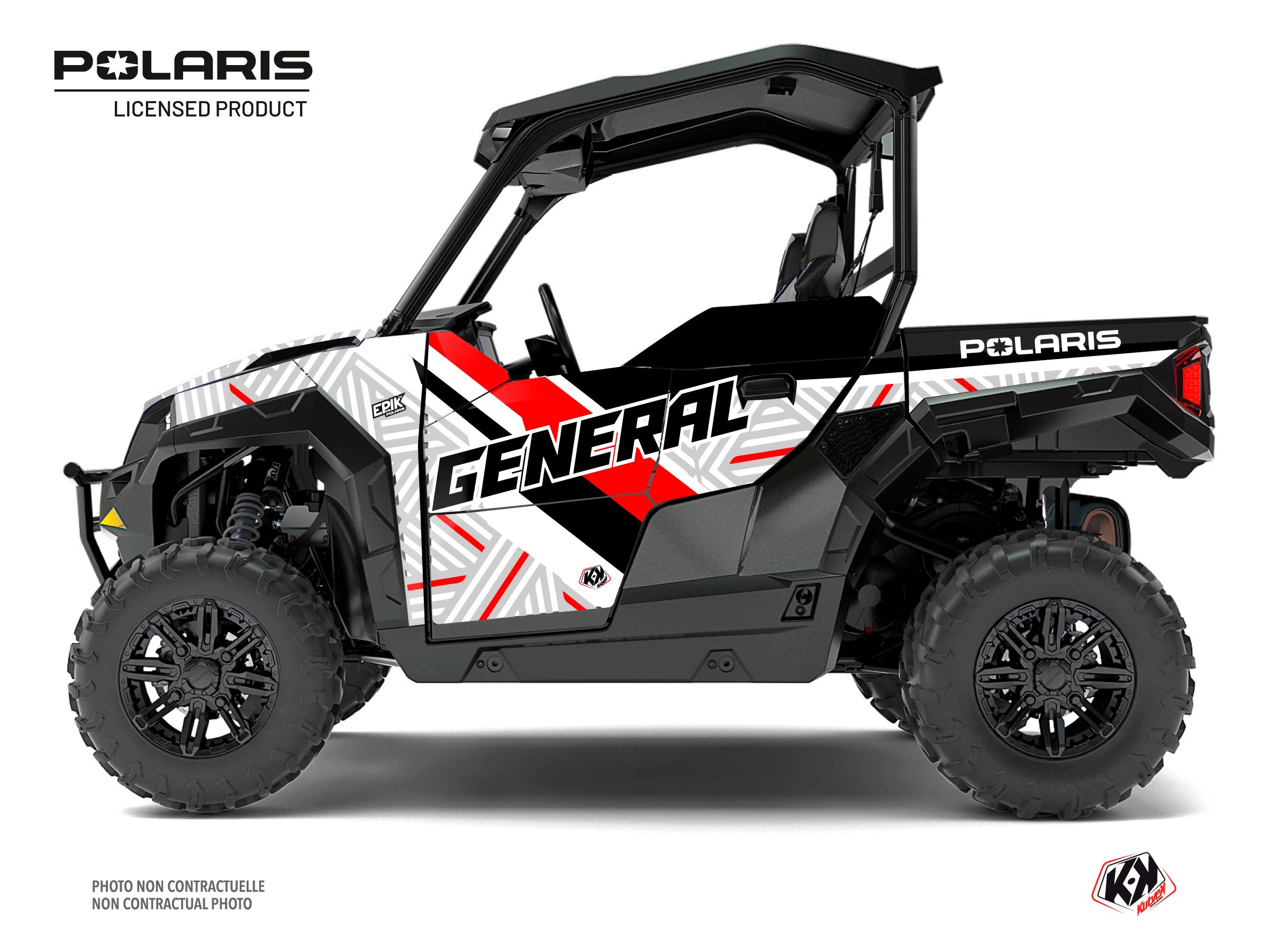 Kit Déco SSV Epik Polaris GENERAL 1000 Blanc