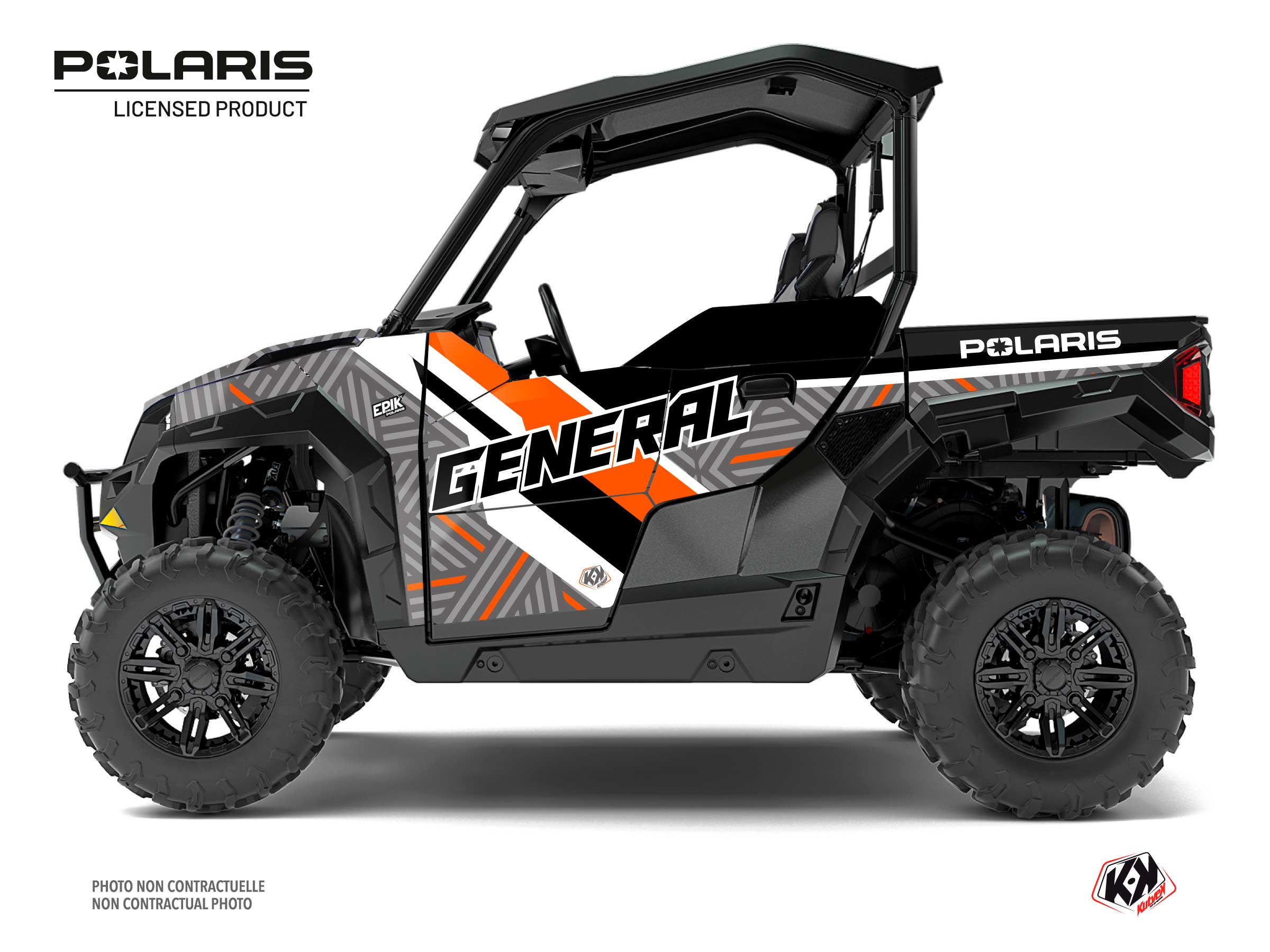 Kit Déco SSV Epik Polaris GENERAL 1000 Gris