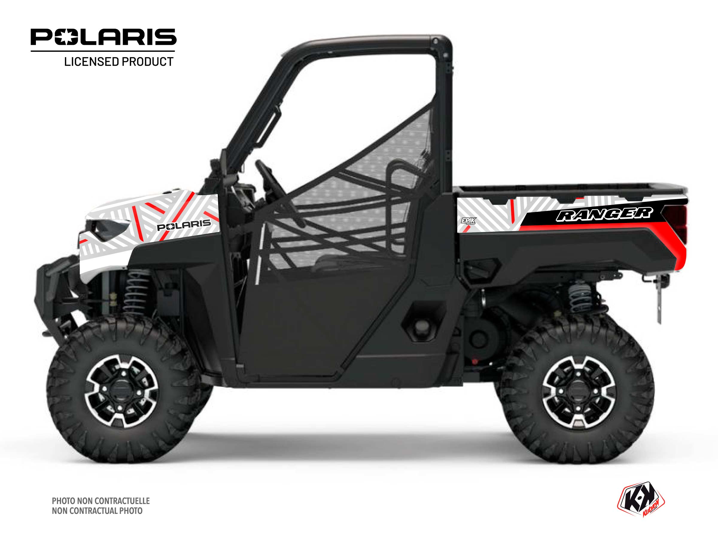 Kit Déco SSV Epik Polaris Ranger Diesel Blanc