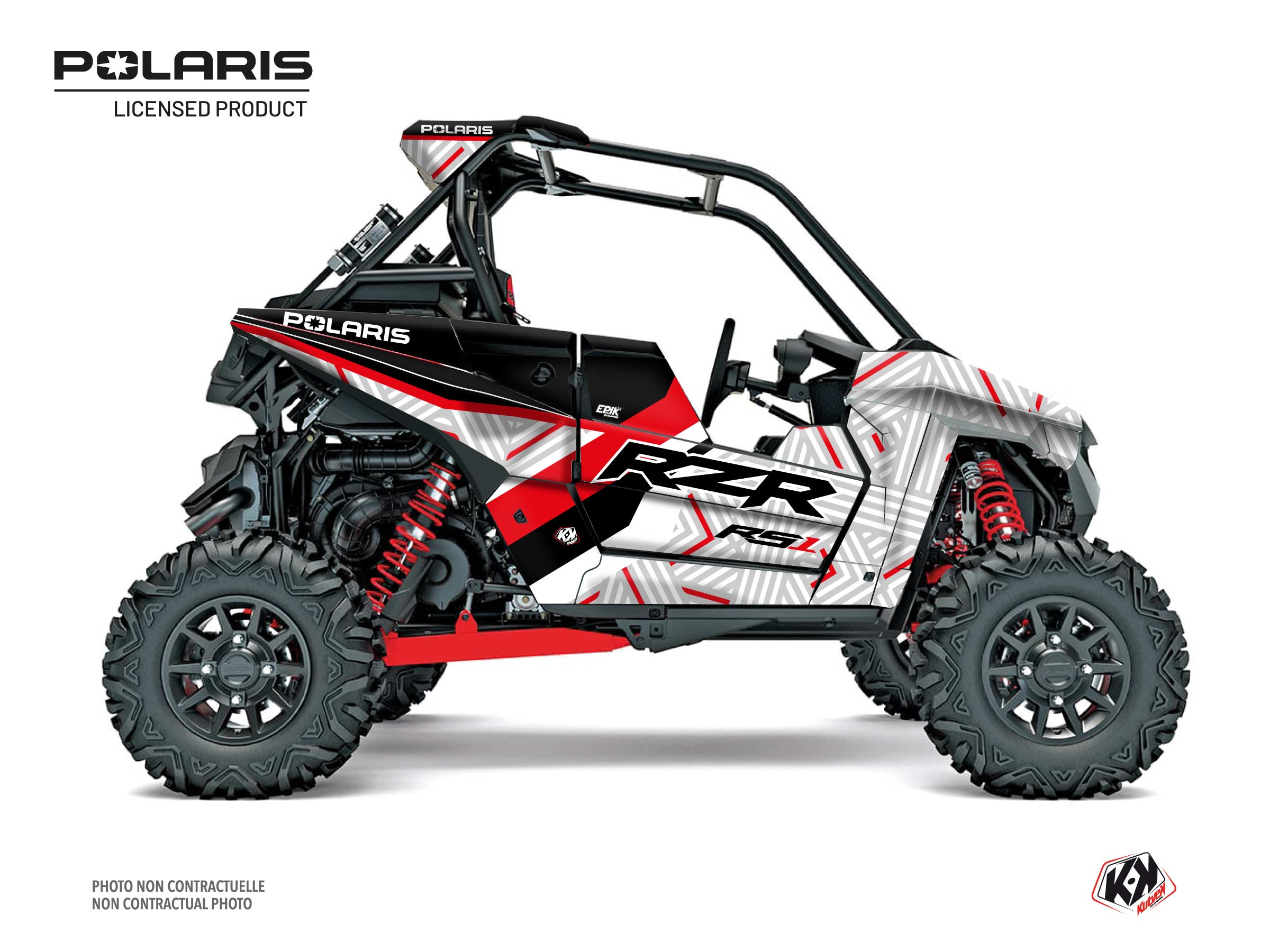 Kit Déco SSV Epik Polaris RZR RS1 Blanc FULL