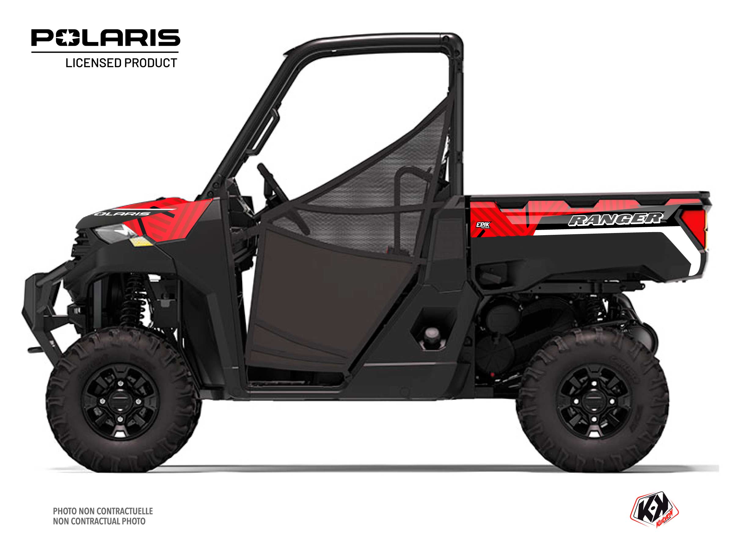 Polaris Ranger 1000 UTV Epik Graphic Kit Red