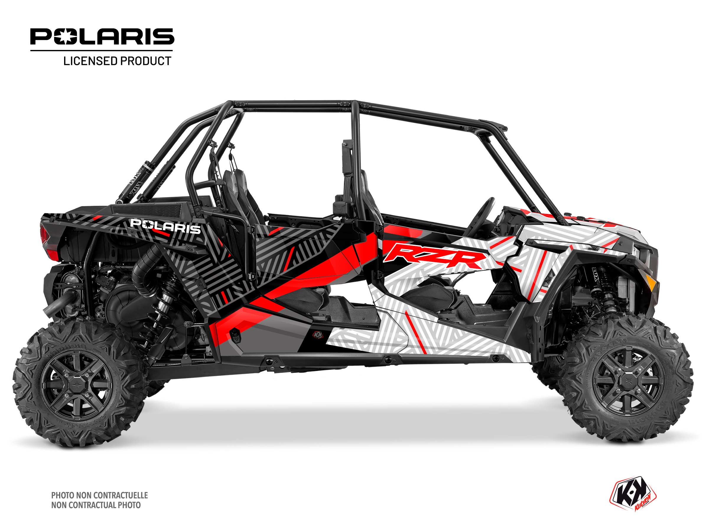 Kit Déco SSV Epik Polaris RZR S 1000 4 portes Blanc