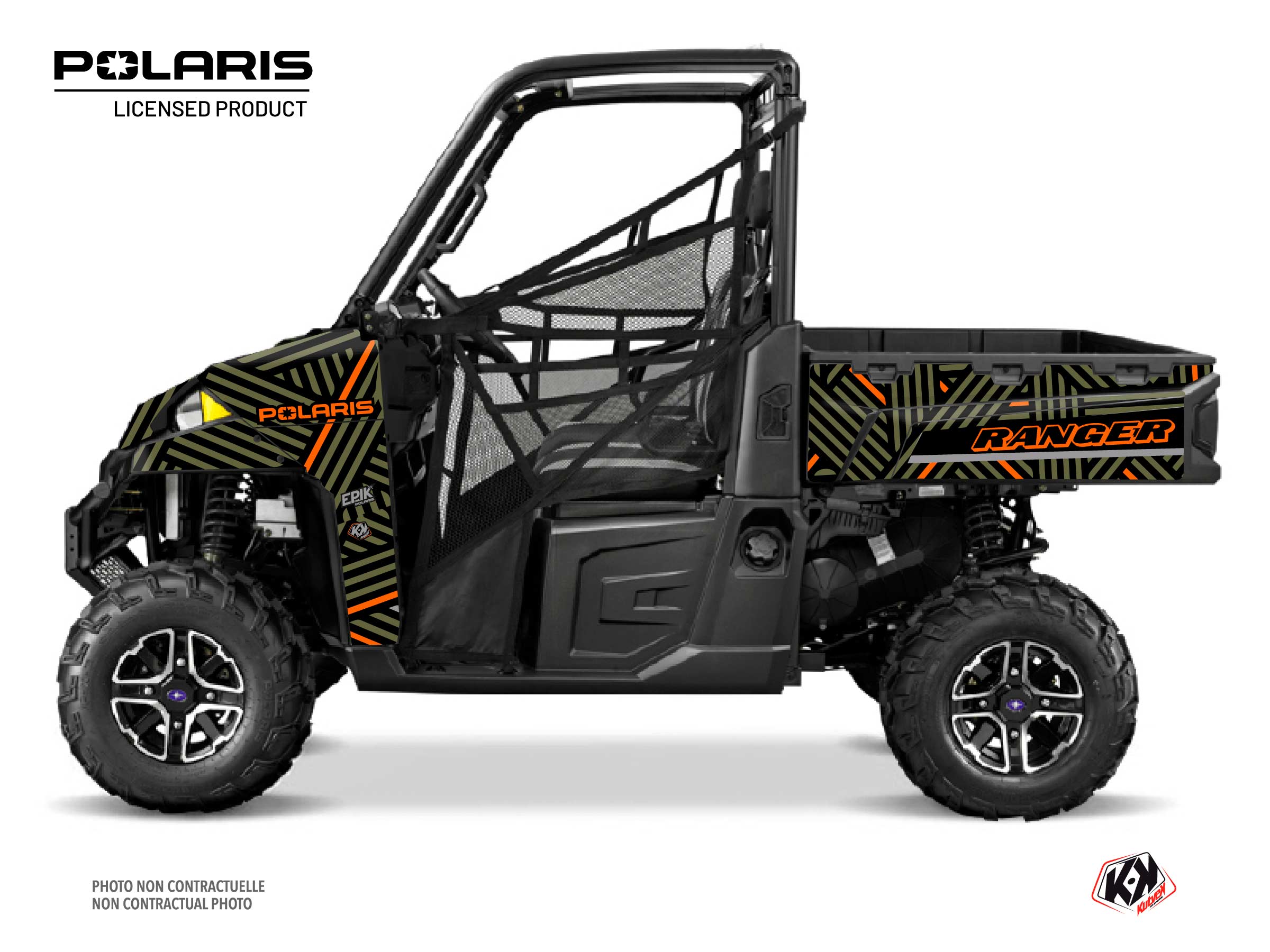 Polaris Ranger XP 900 UTV Epik Graphic Kit Green