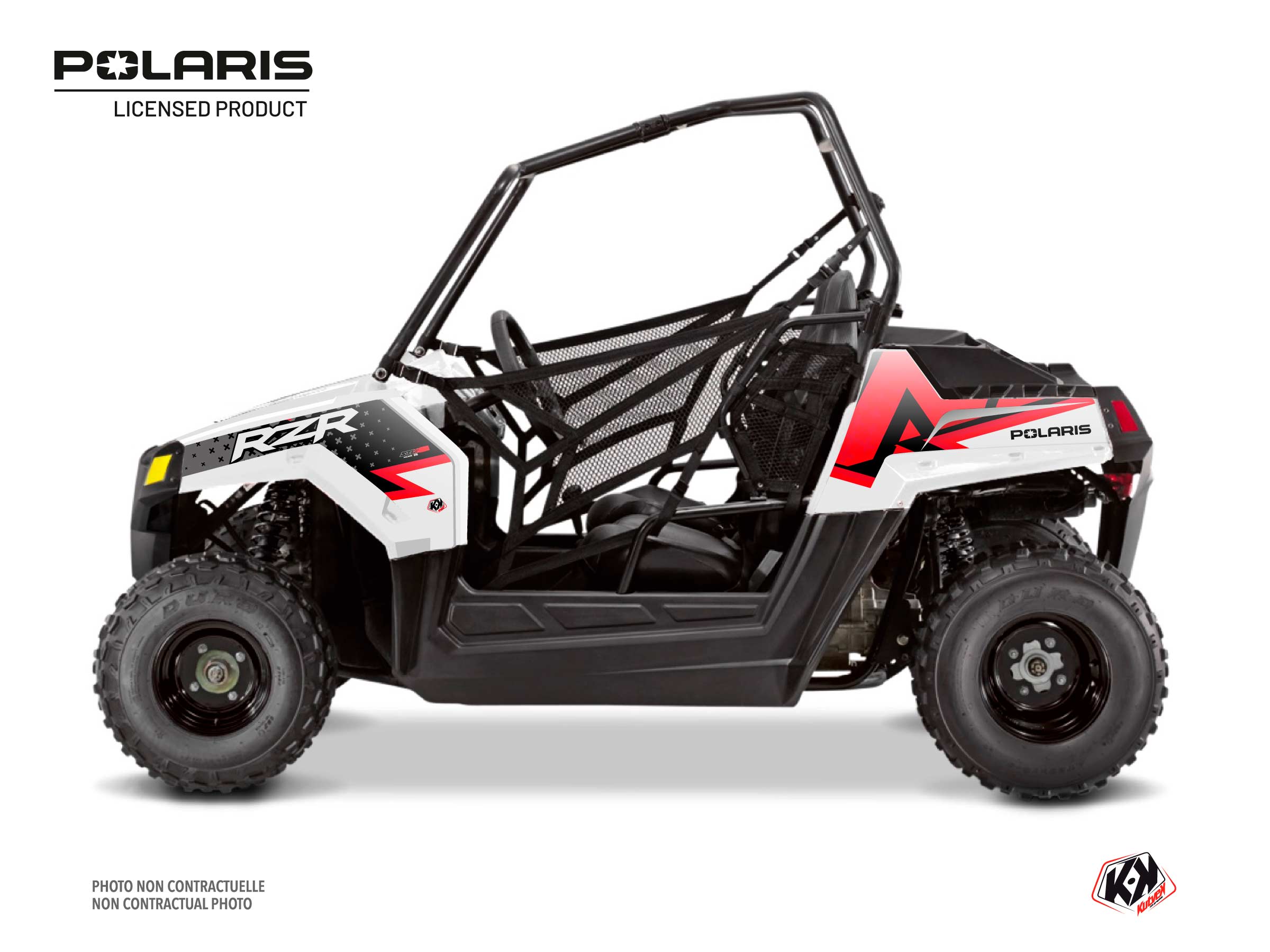 Polaris RZR 170 UTV Stun Graphic Kit White