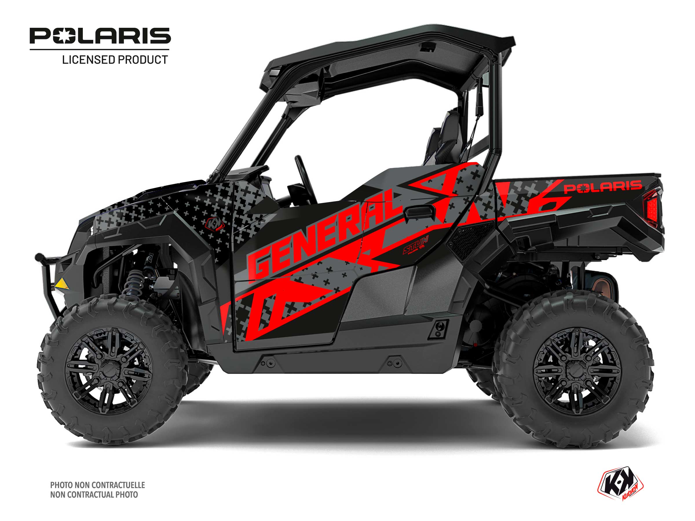 Polaris GENERAL 1000 UTV Stun Graphic Kit Black