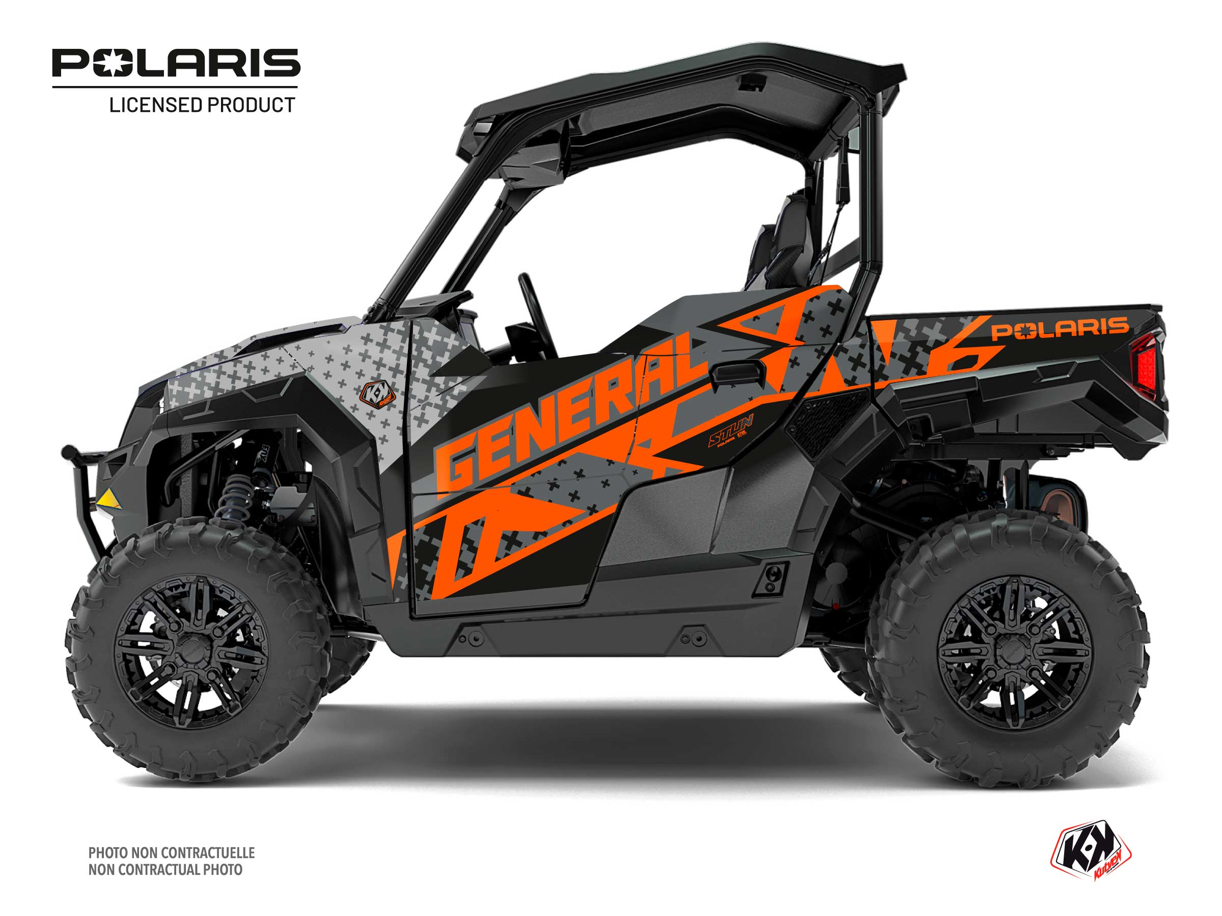 Polaris GENERAL 1000 UTV Stun Graphic Kit Grey