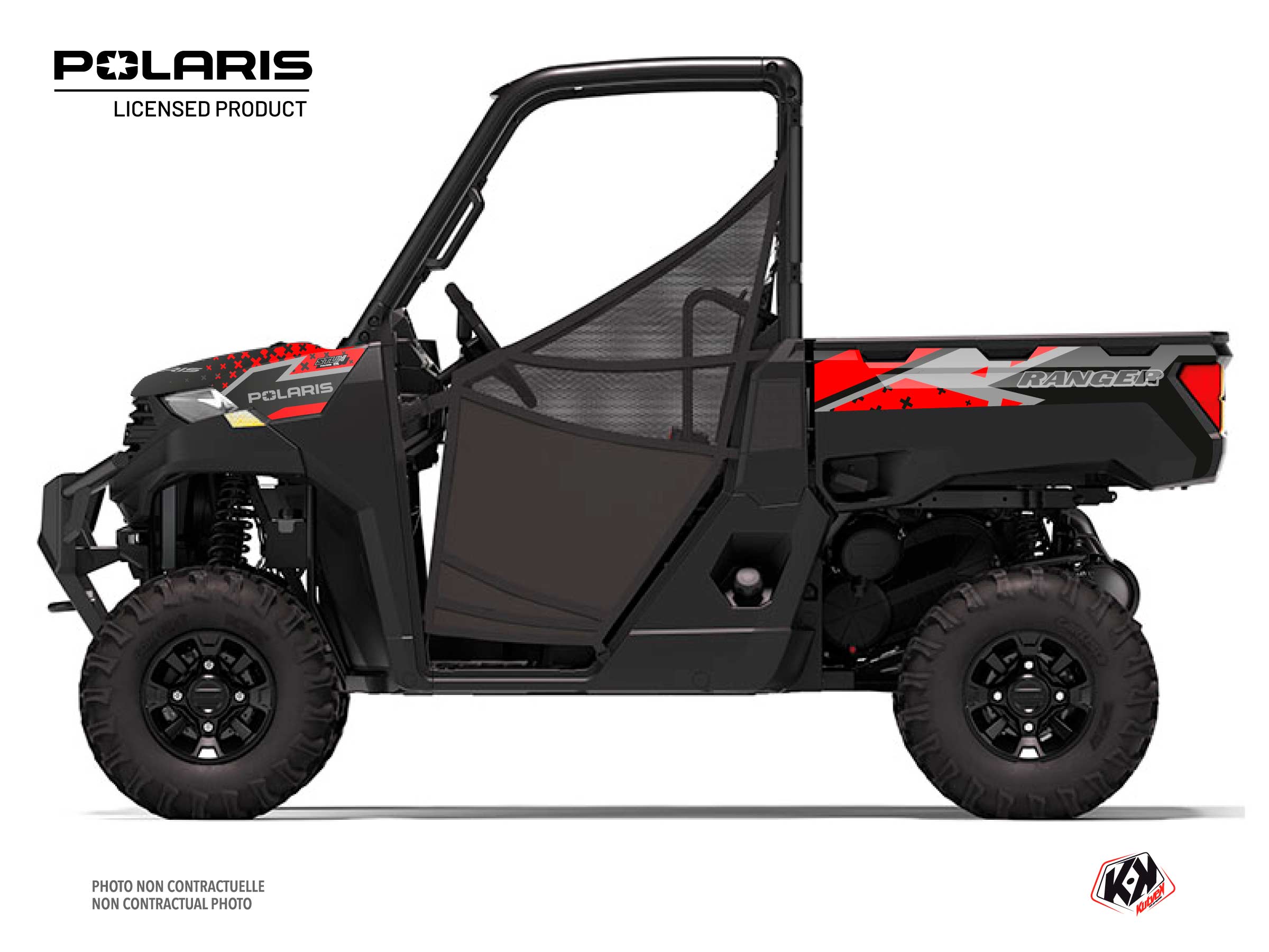 Polaris Ranger 1000 UTV Stun Graphic Kit Red