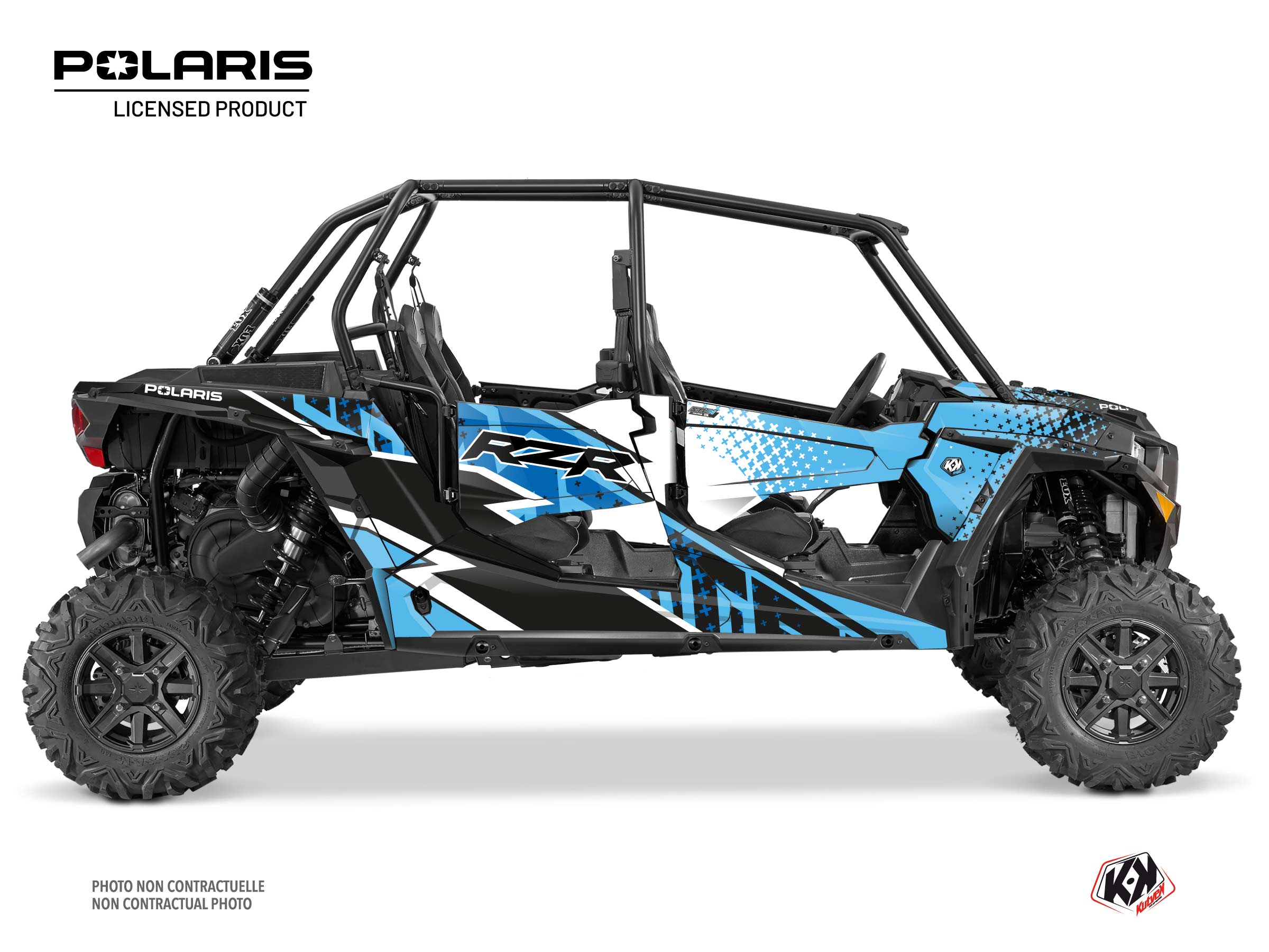 Kit Déco SSV Stun Polaris RZR S 1000 4 portes Bleu