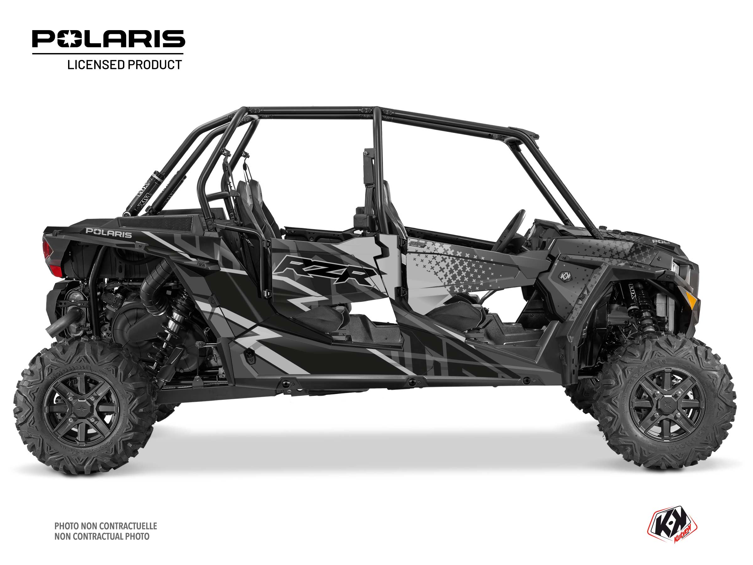 Polaris RZR S 1000 4 doors UTV Stun Graphic Kit Black