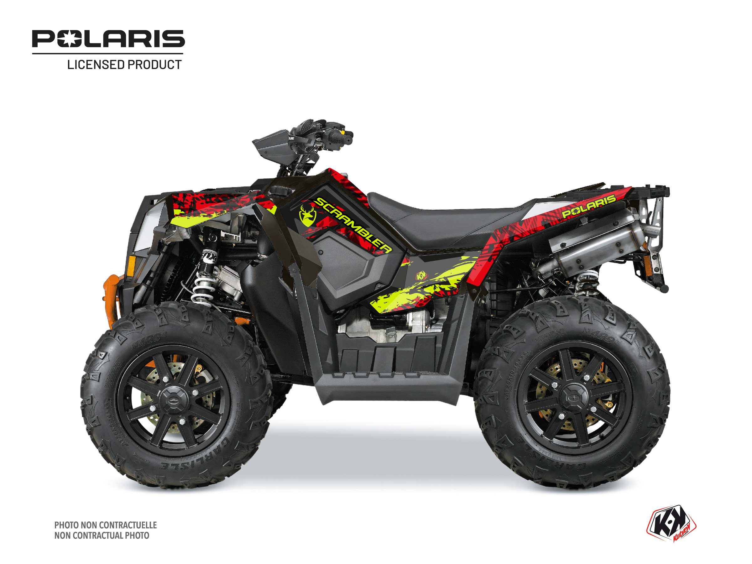 Kit Déco Quad Chaser Polaris Scrambler 850-1000 XP Noir