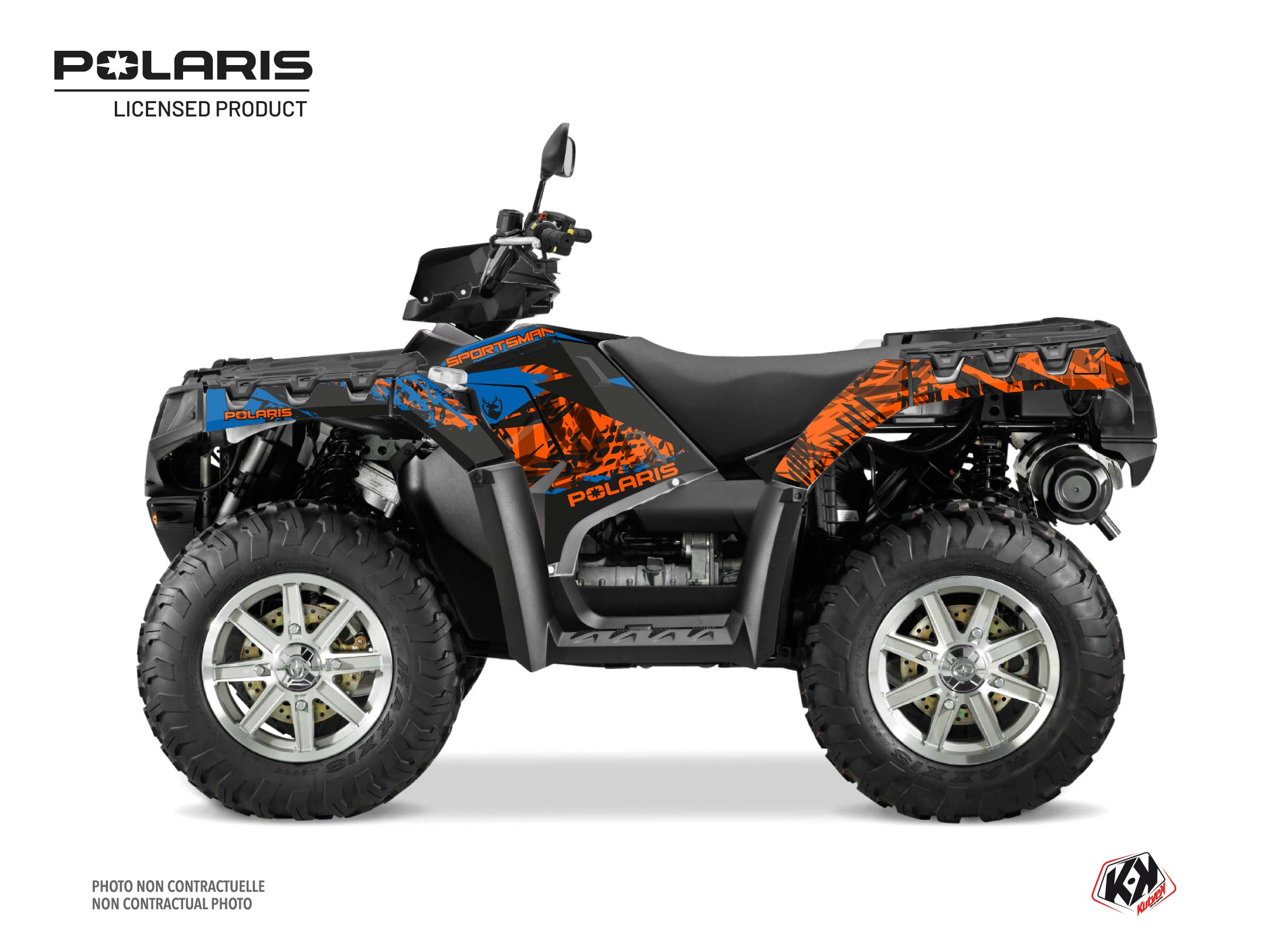 Kit Déco Quad Chaser Polaris 850 Sportsman Touring Bleu