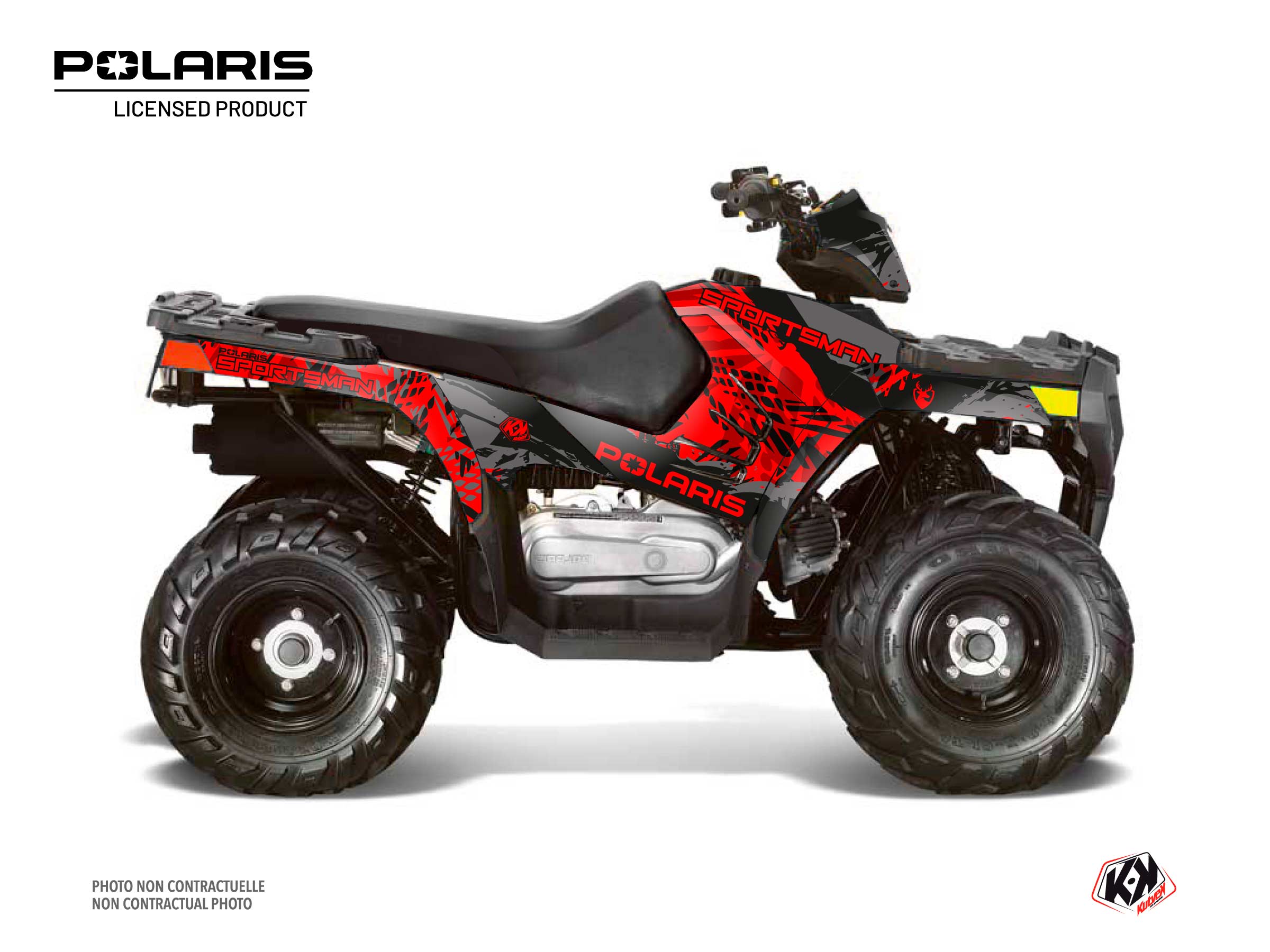 Kit Déco Quad Chaser Polaris 90 Sportsman Noir