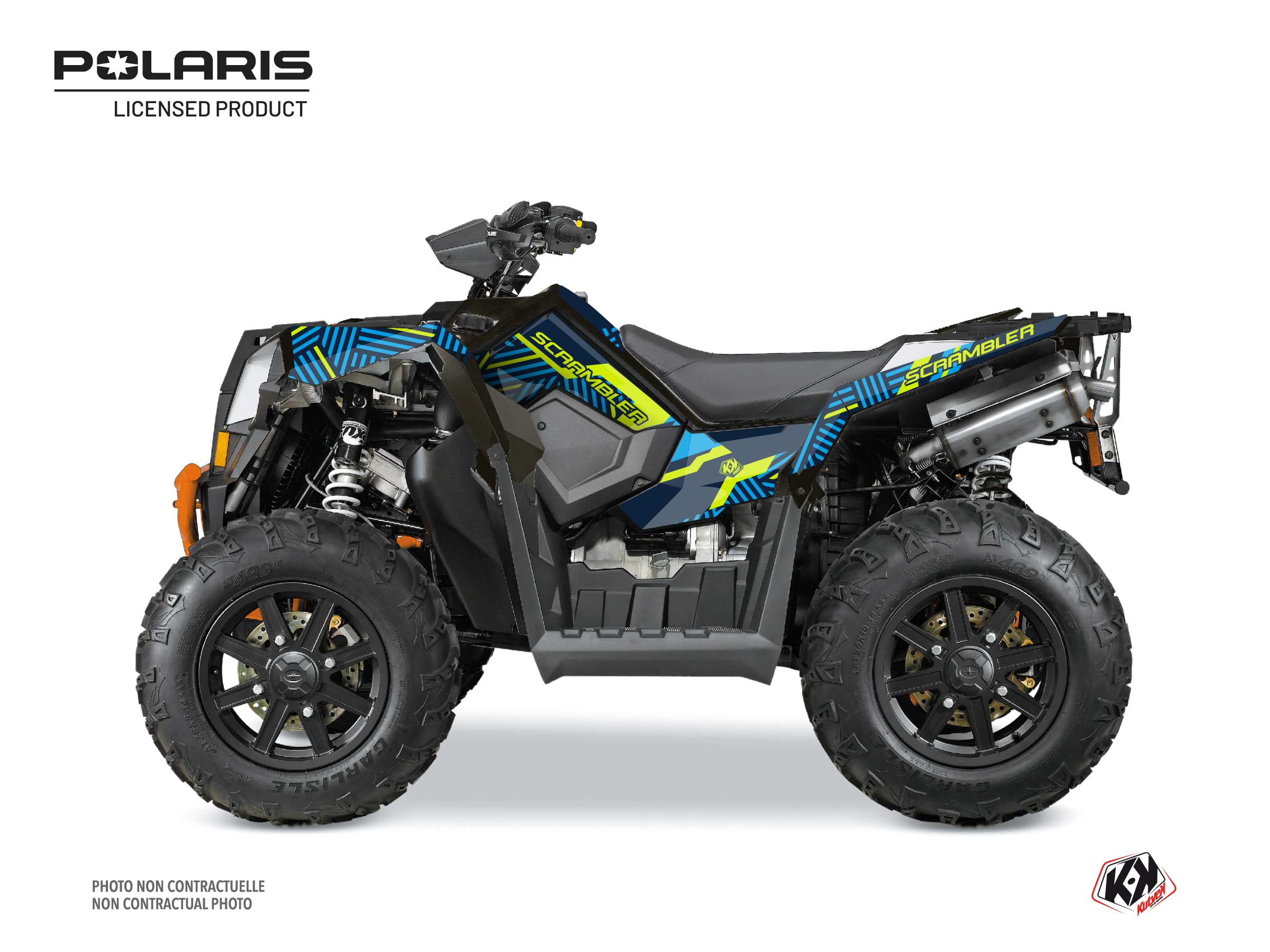 Kit Déco Quad Epik Polaris Scrambler 850-1000 XP Bleu