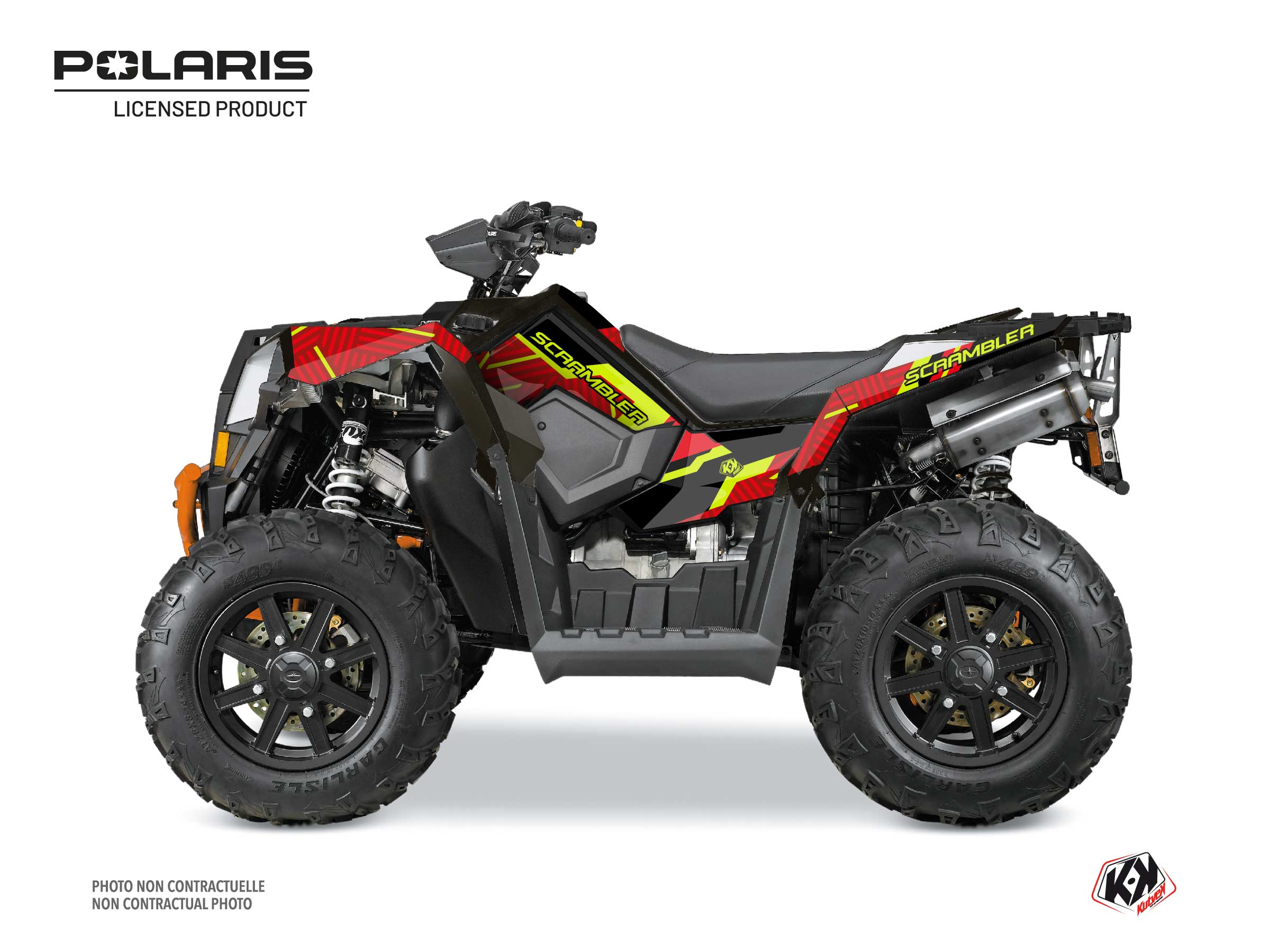 Kit Déco Quad Epik Polaris Scrambler 850-1000 XP Noir