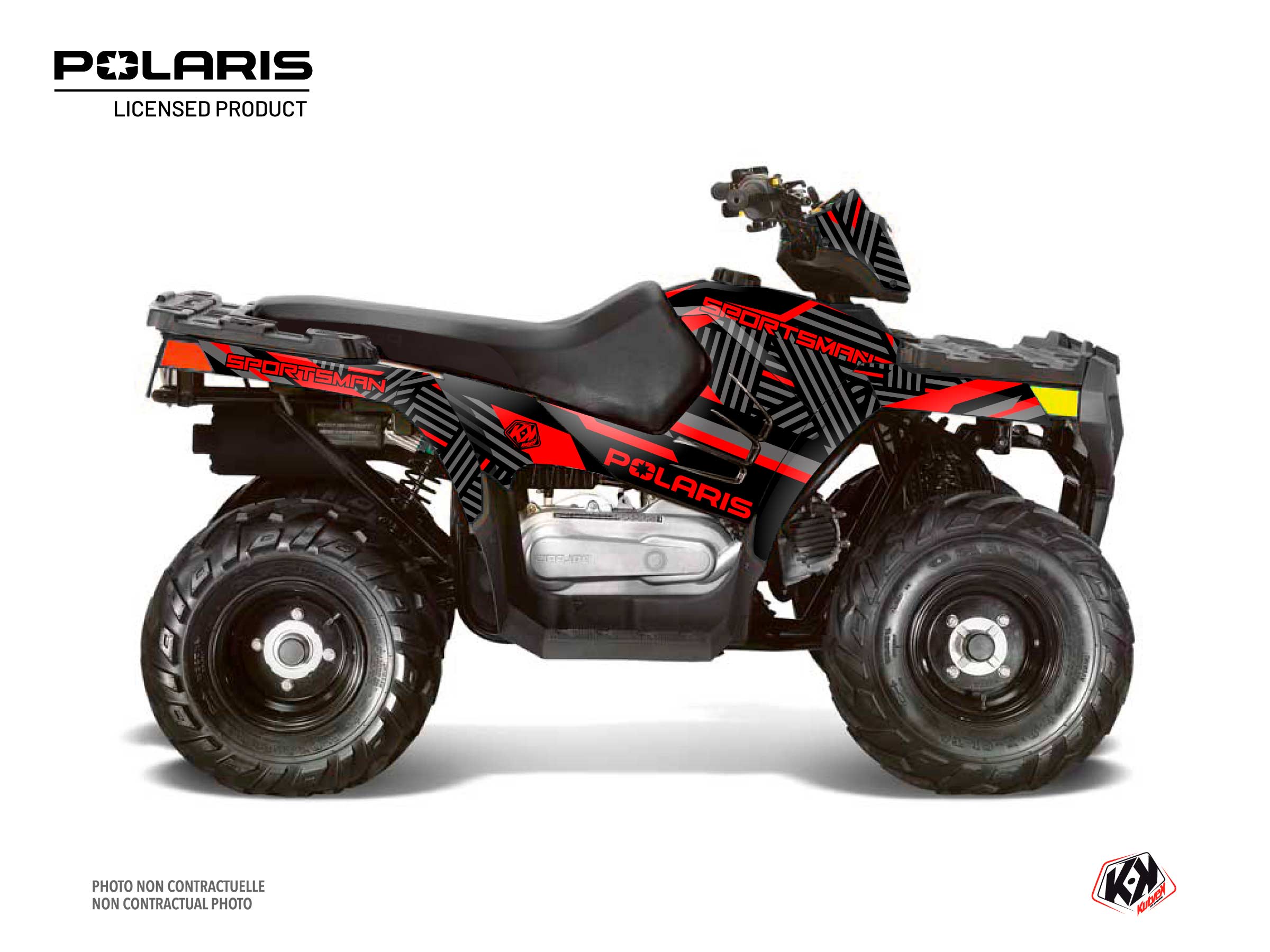 Kit Déco Quad Epik Polaris 90 Sportsman Noir