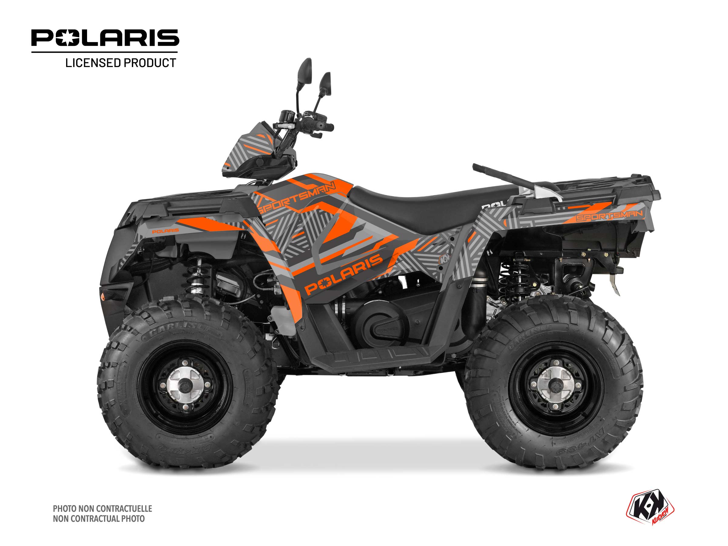 Polaris 570 Sportsman Touring ATV Epik Graphic Kit Grey
