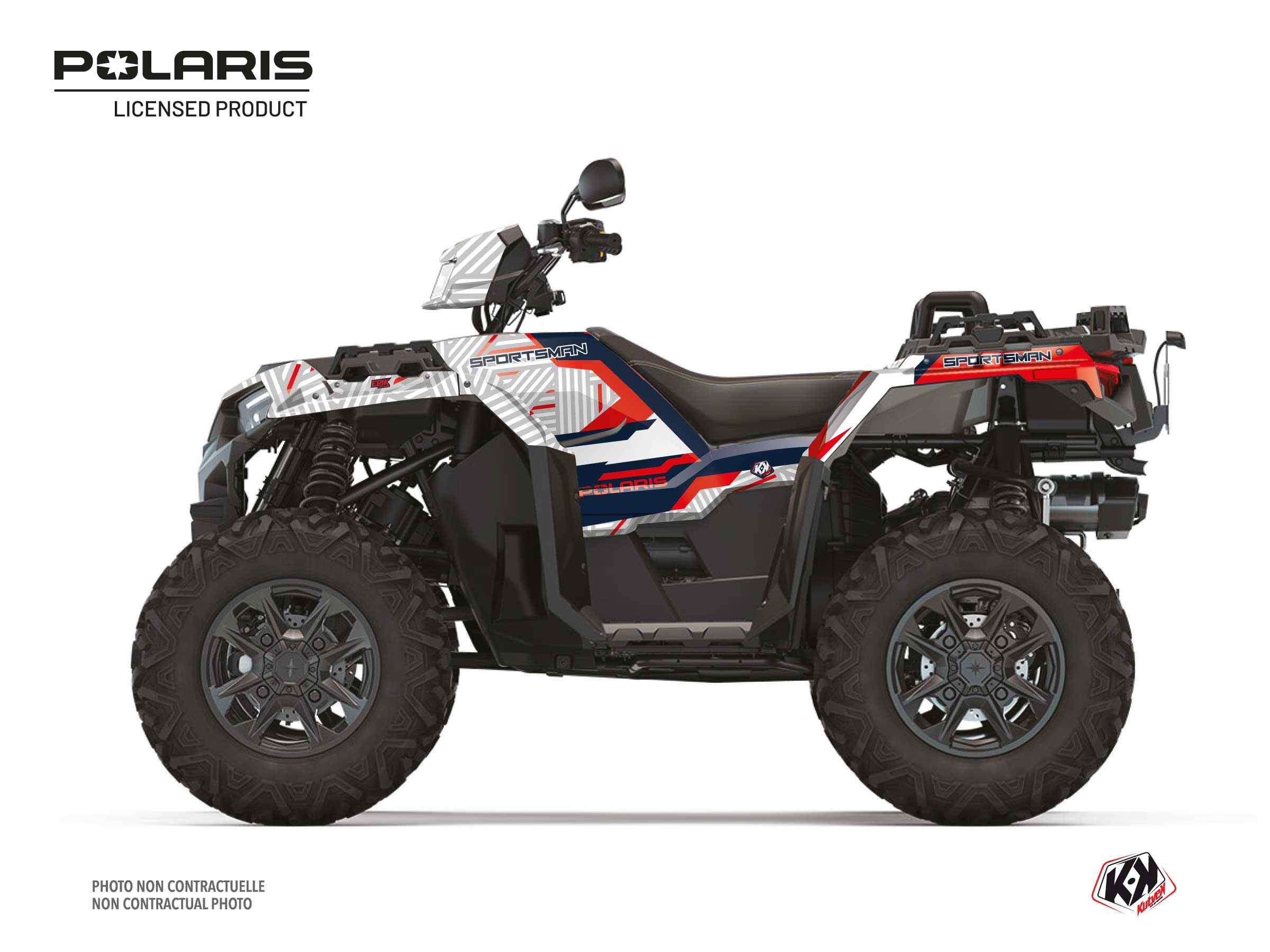 Kit Déco Quad Epik Polaris 1000 Sportsman XP S Forest Blanc