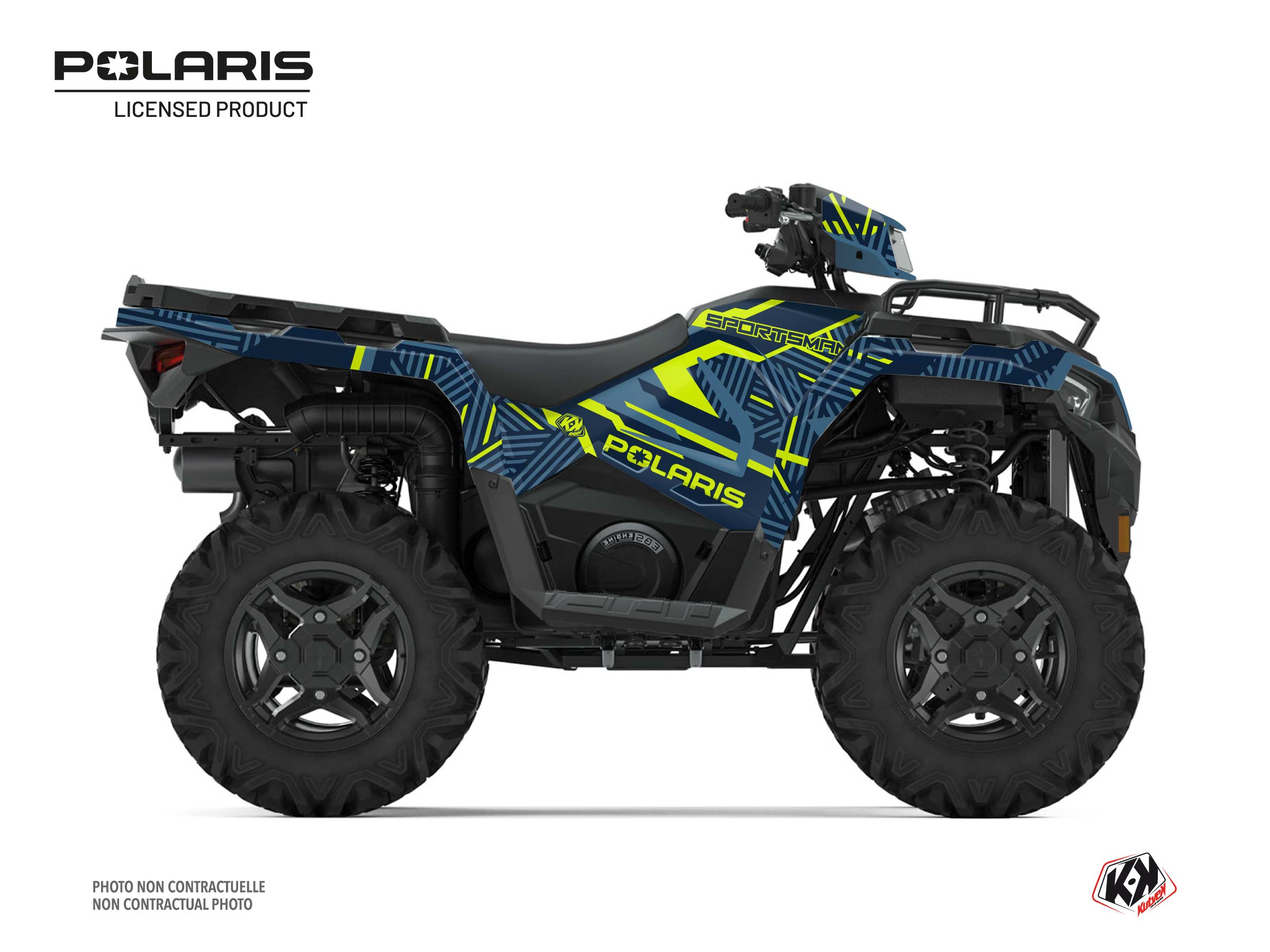 Polaris 450 Sportsman ATV Epik Graphic Kit Blue