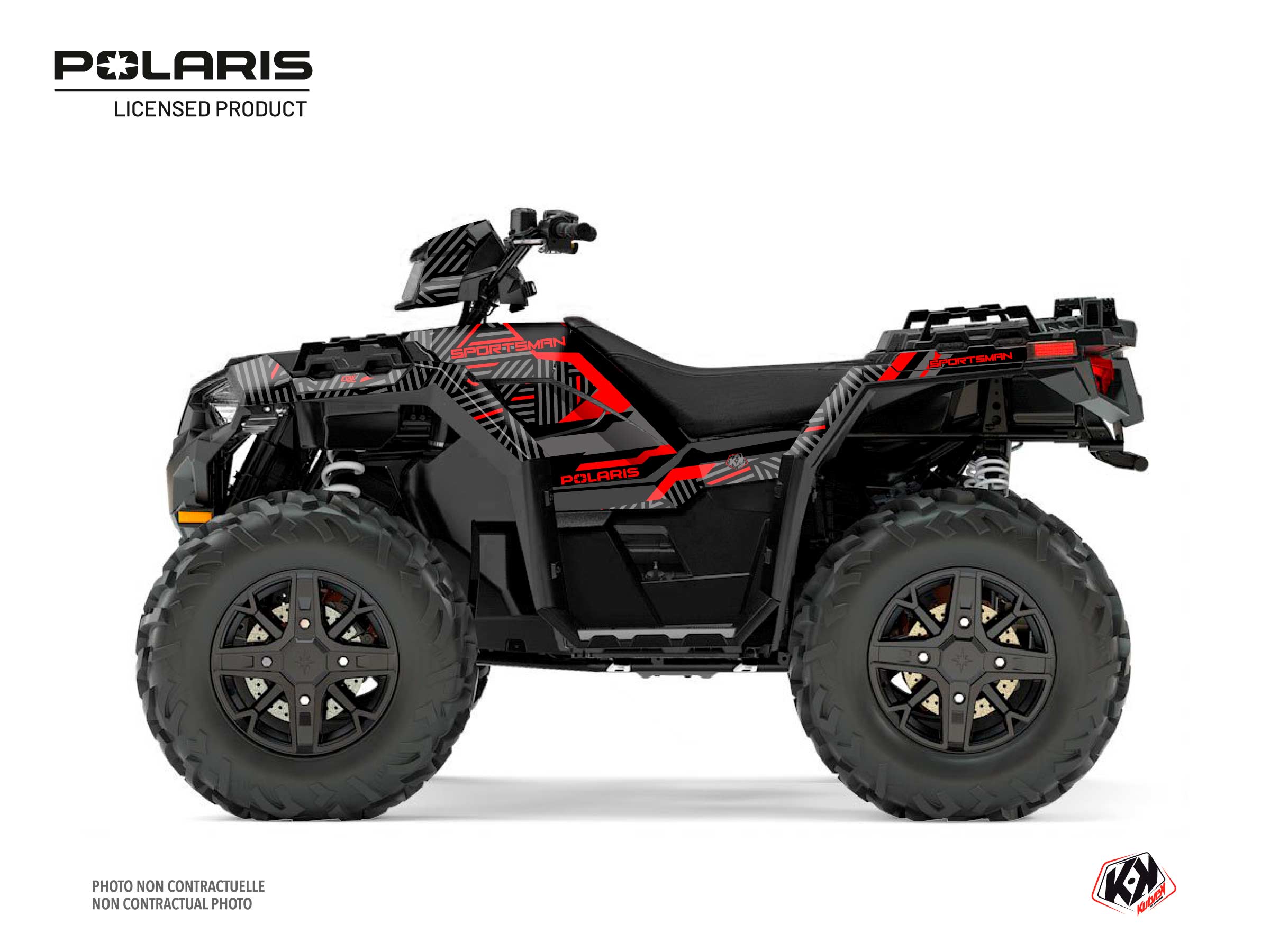 Kit Déco Quad Epik Polaris 850 Sportsman Forest Noir