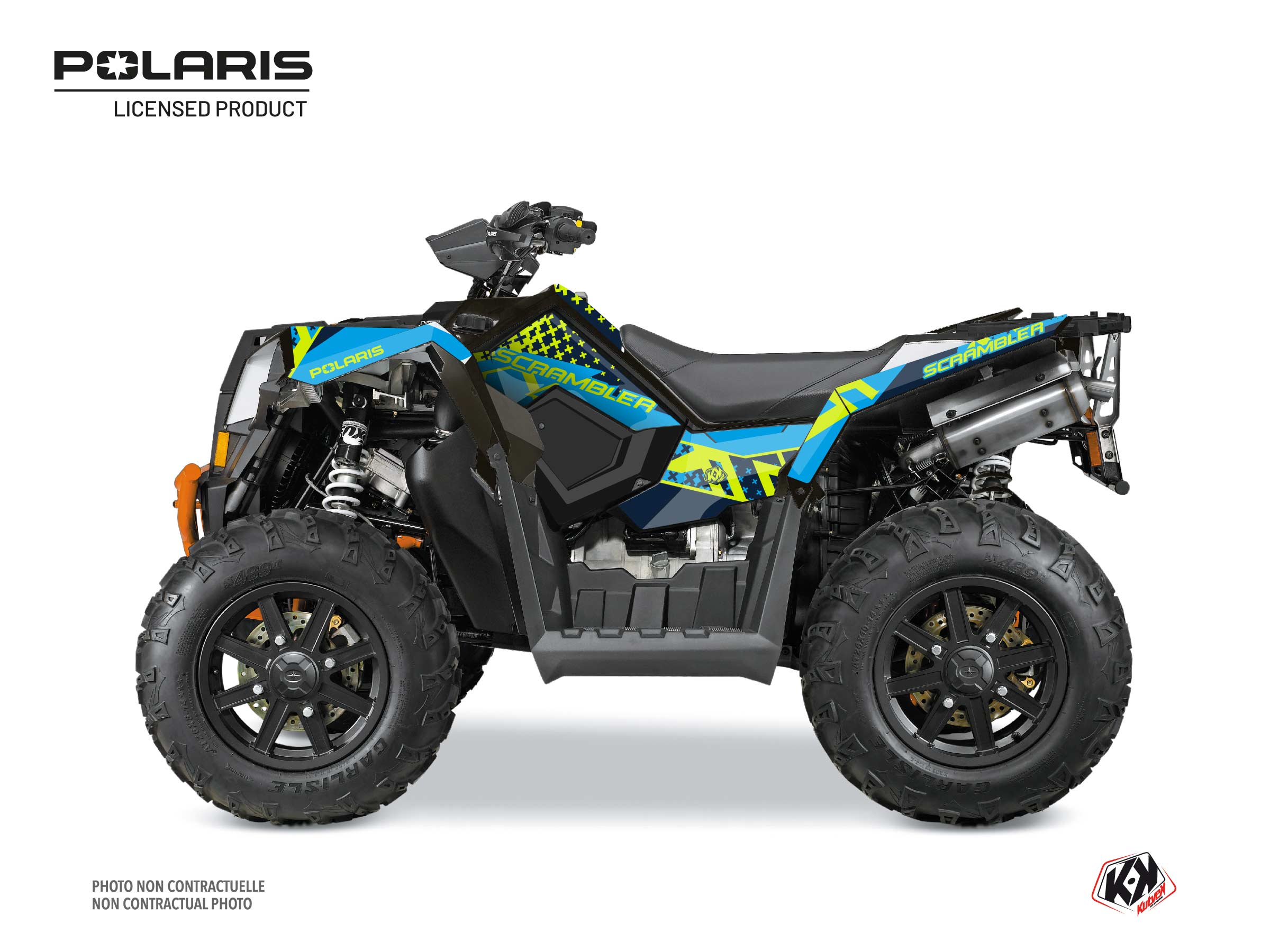 Kit Déco Quad Stun Polaris Scrambler 850-1000 XP Bleu