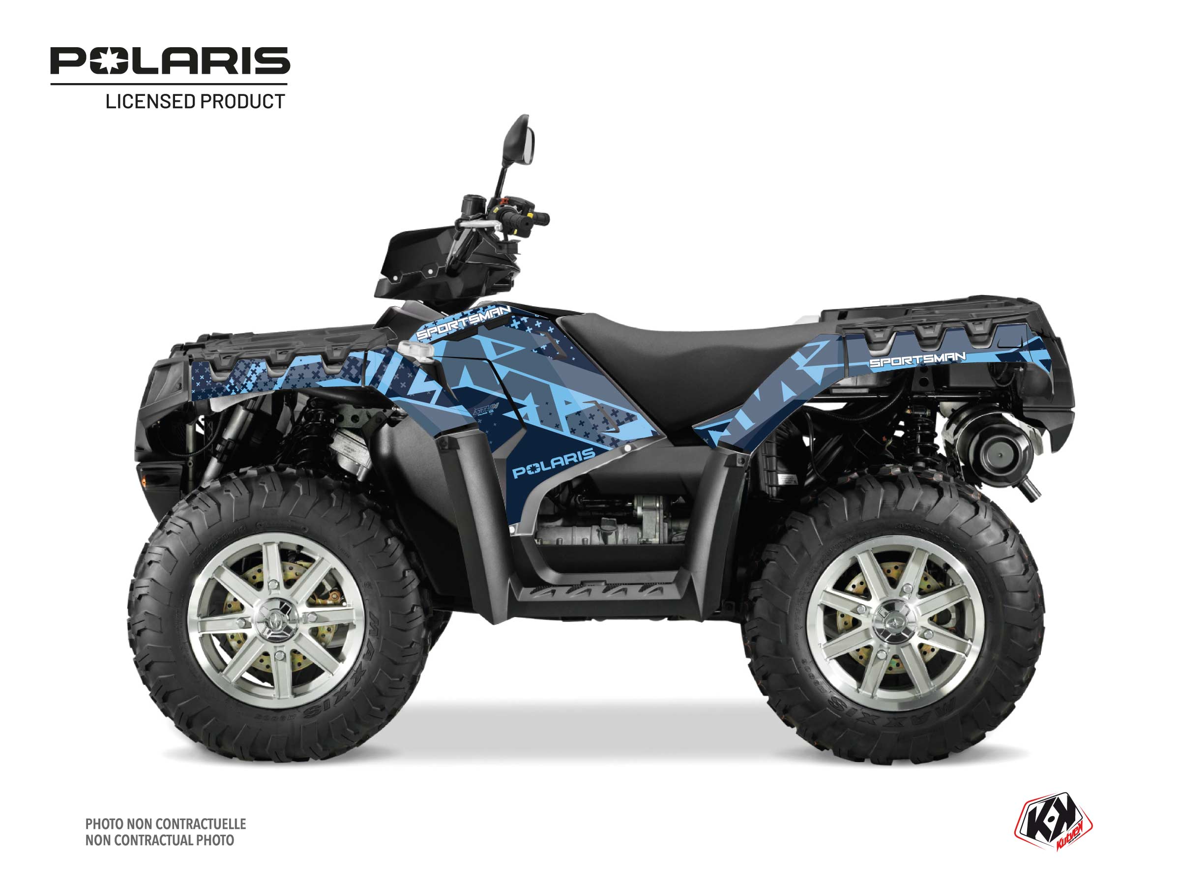 Kit Déco Quad Stun Polaris 850 Sportsman Touring Bleu