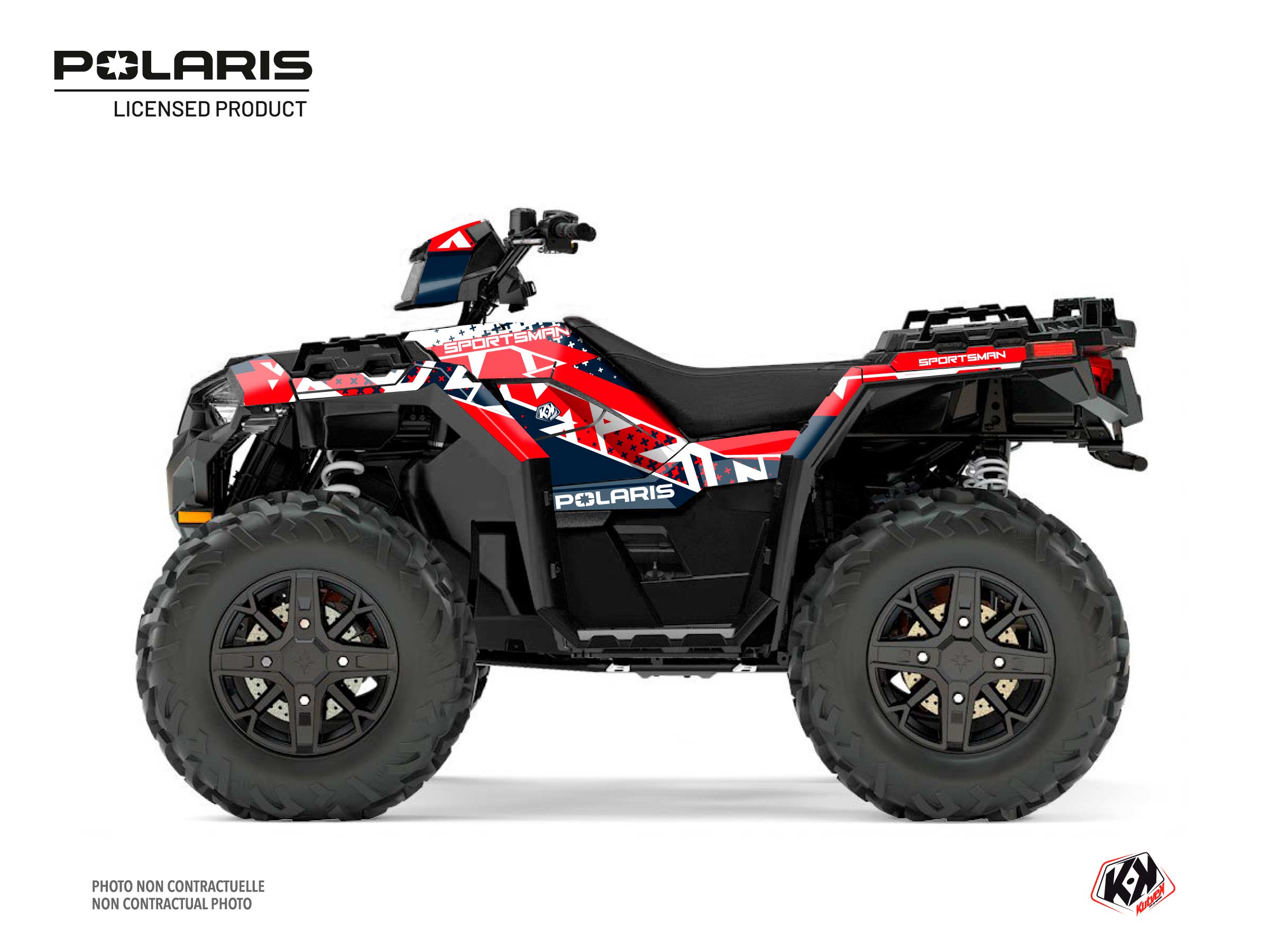 Kit Déco Quad Stun Polaris 1000 Sportsman XP Forest Blanc