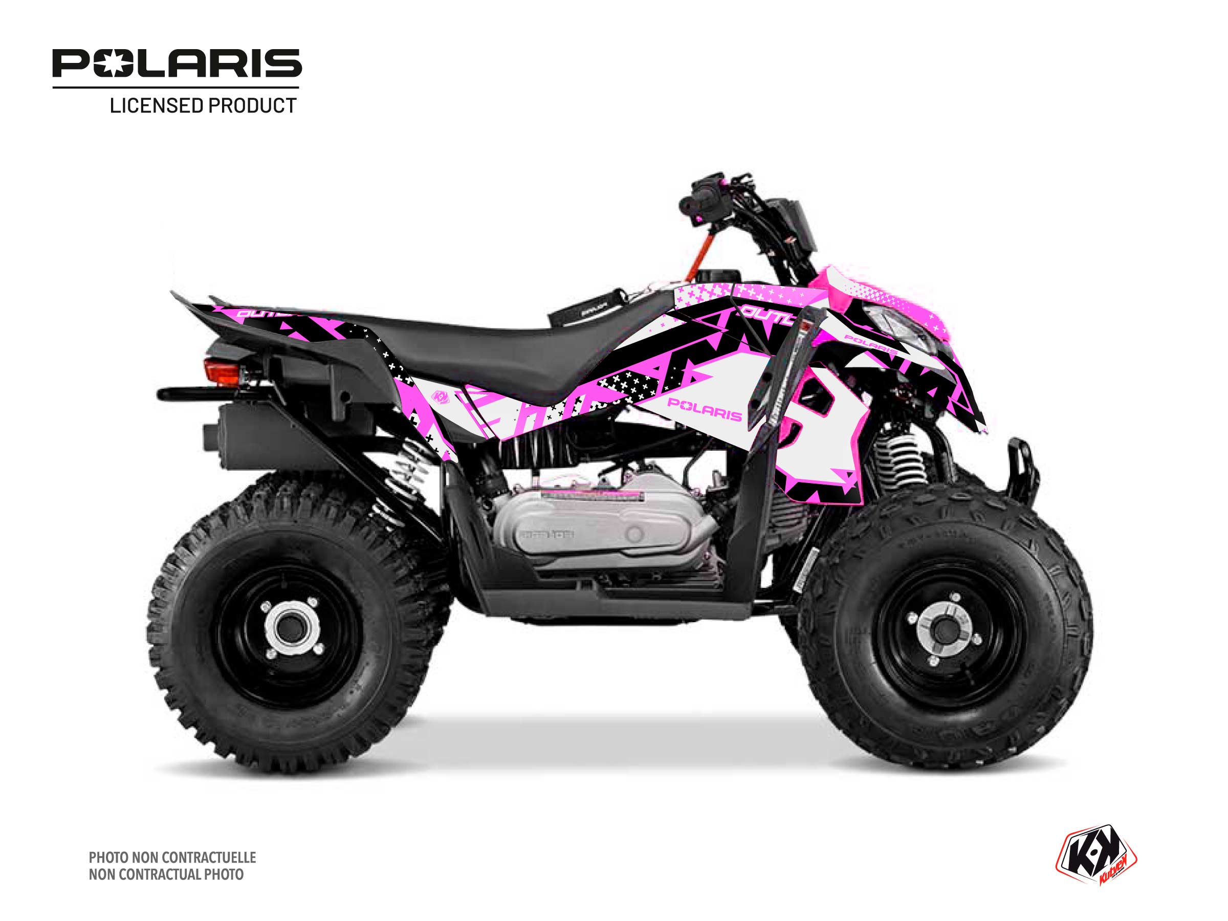 Kit Déco Quad Stun Polaris Outlaw 110 Rose