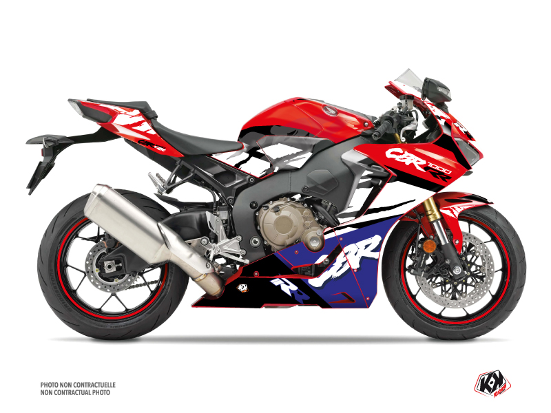 Honda CBR 1000 RR Street Bike Nineties Graphic Kit Red